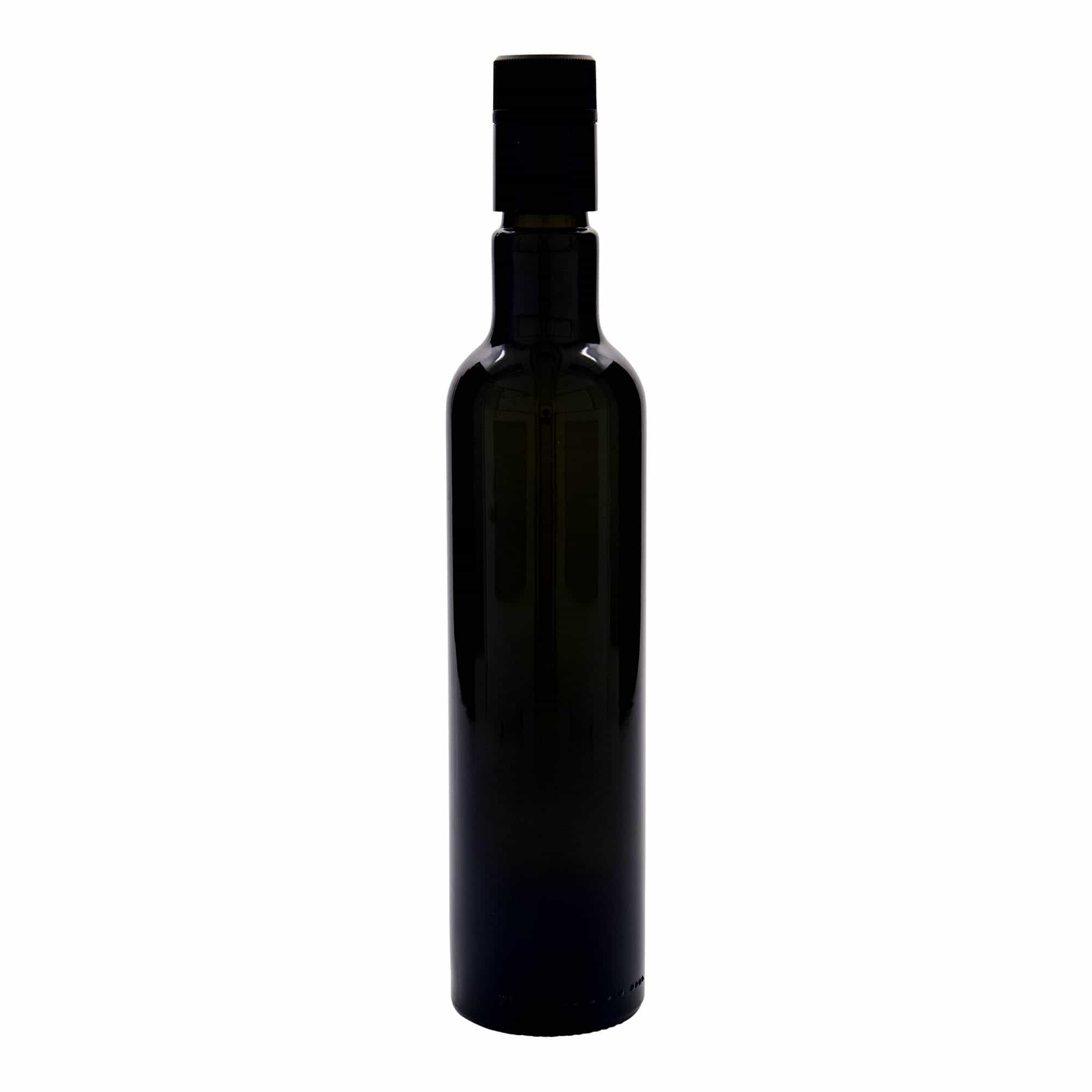 500 ml äädika/õlipudel 'Willy New', klaas, antiikroheline, sulgur: DOP
