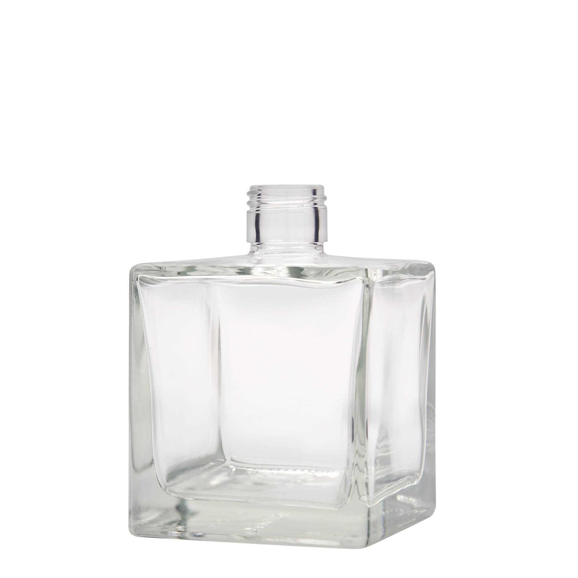 500 ml klaaspudel 'Cube', ruudukujuline, suuava: PP 31,5