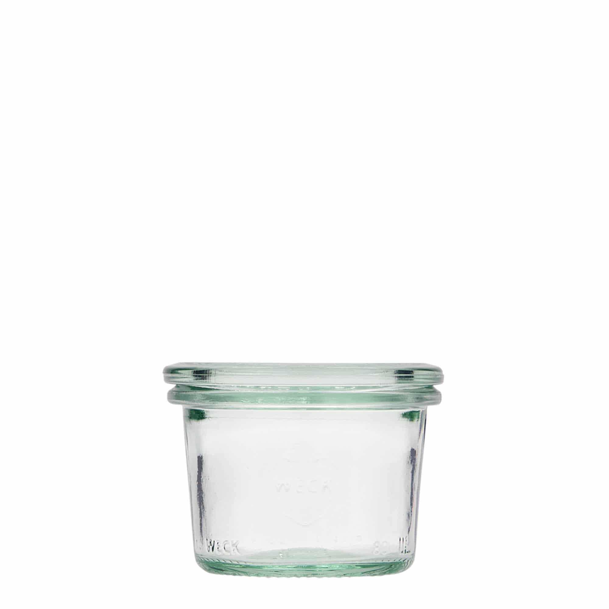 12x 80 ml WECK-klaaspurk klaaskaanega RR 60