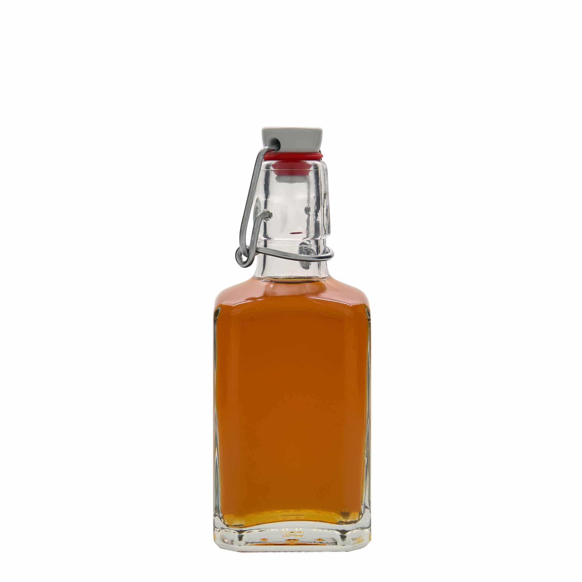250 ml klaaspudel 'Rialto', ruudukujuline, suuava: klambrikork