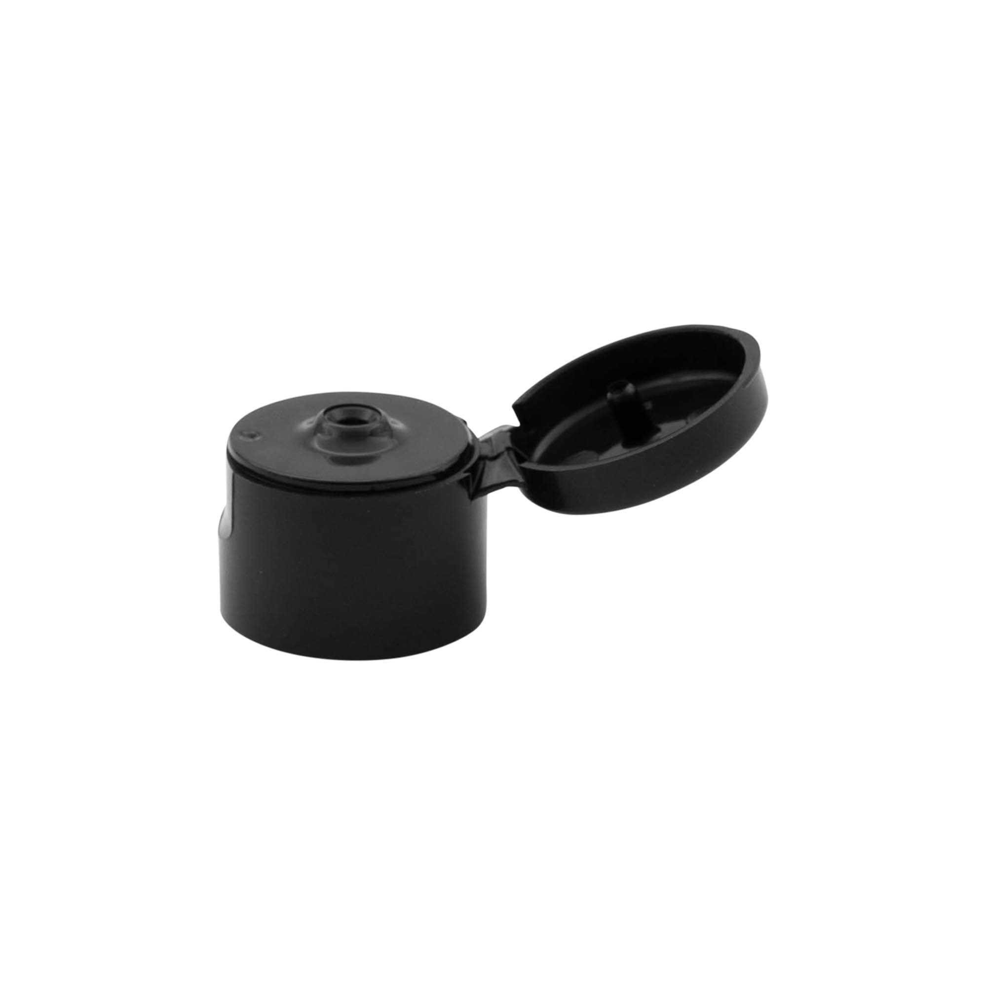 Kruvikork kinnitusklambriga, PP-plast, must, ava jaoks: 20/410 Kruvikork kinnitusklambriga, PP-plast, must, ava jaoks: 20/410