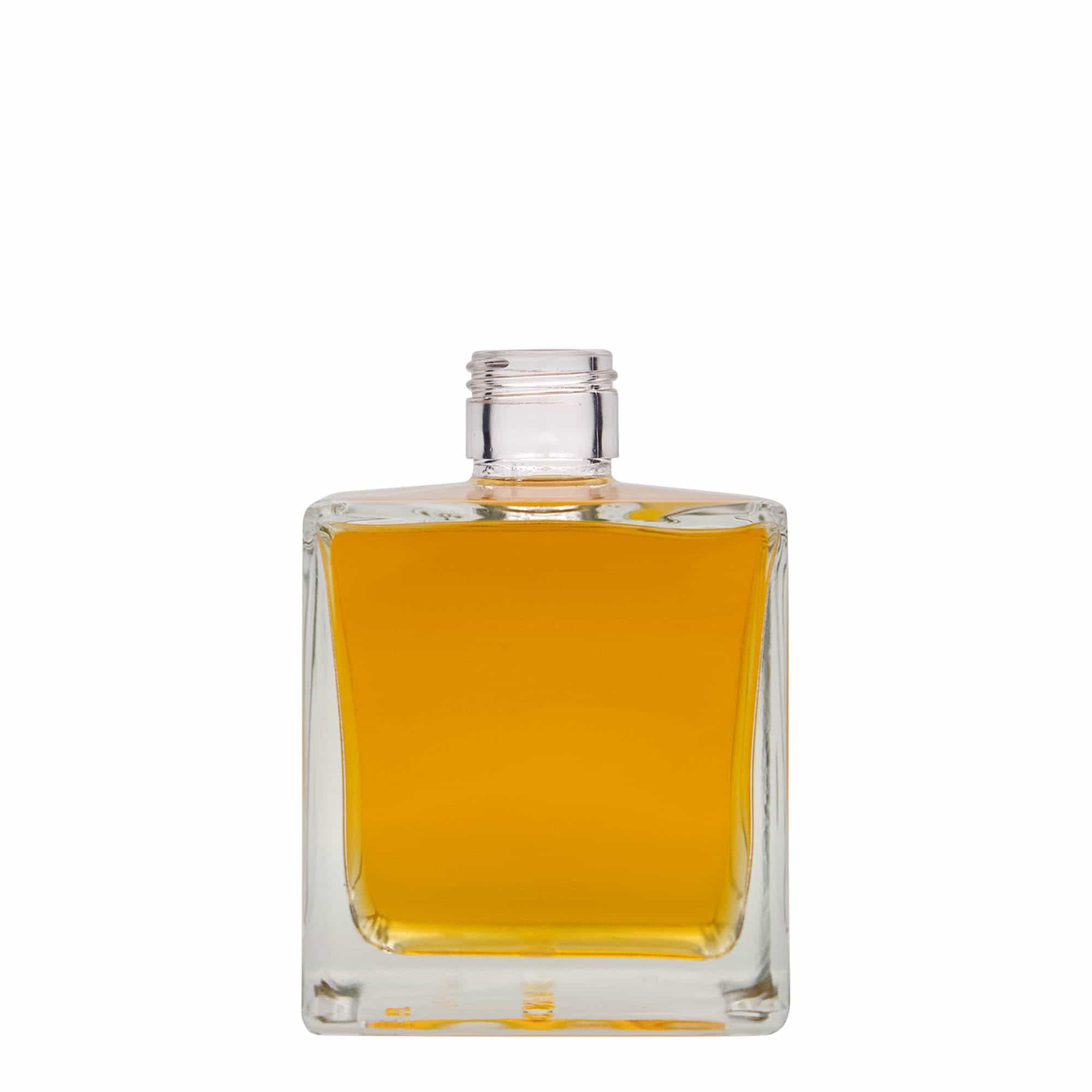 500 ml klaaspudel 'Cube', ruudukujuline, sulgur: PP 28