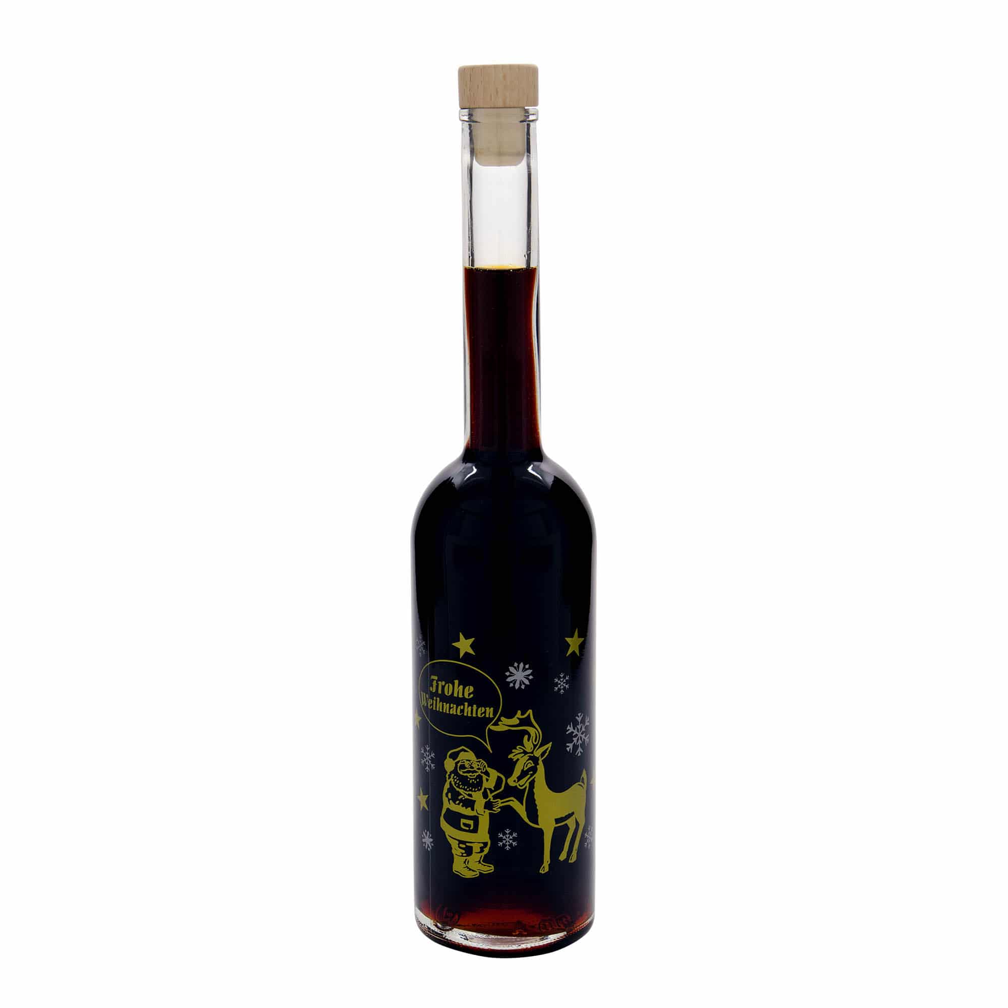 500 ml klaaspudel „Opera“, motiiv: ilutulestik, avale: kork