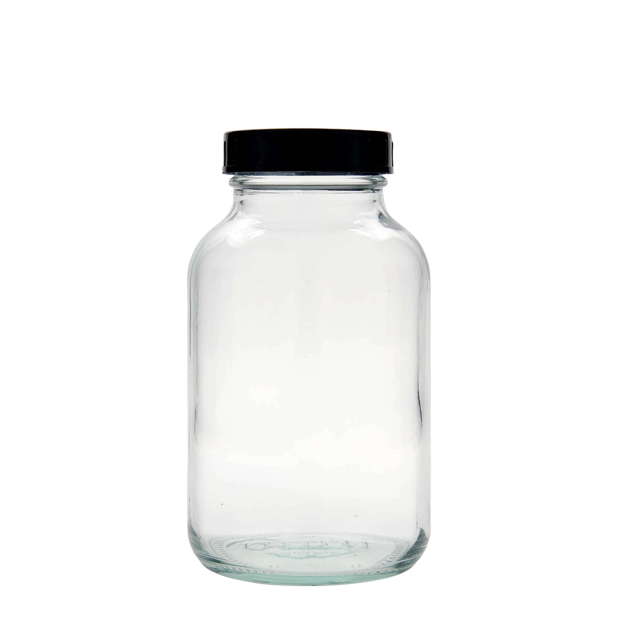 1000 ml laia kaelaga purk, sulgur: DIN 68