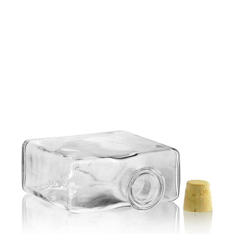 500 ml klaaspudel 'Julia', ristkülikukujuline, sulgur: kork