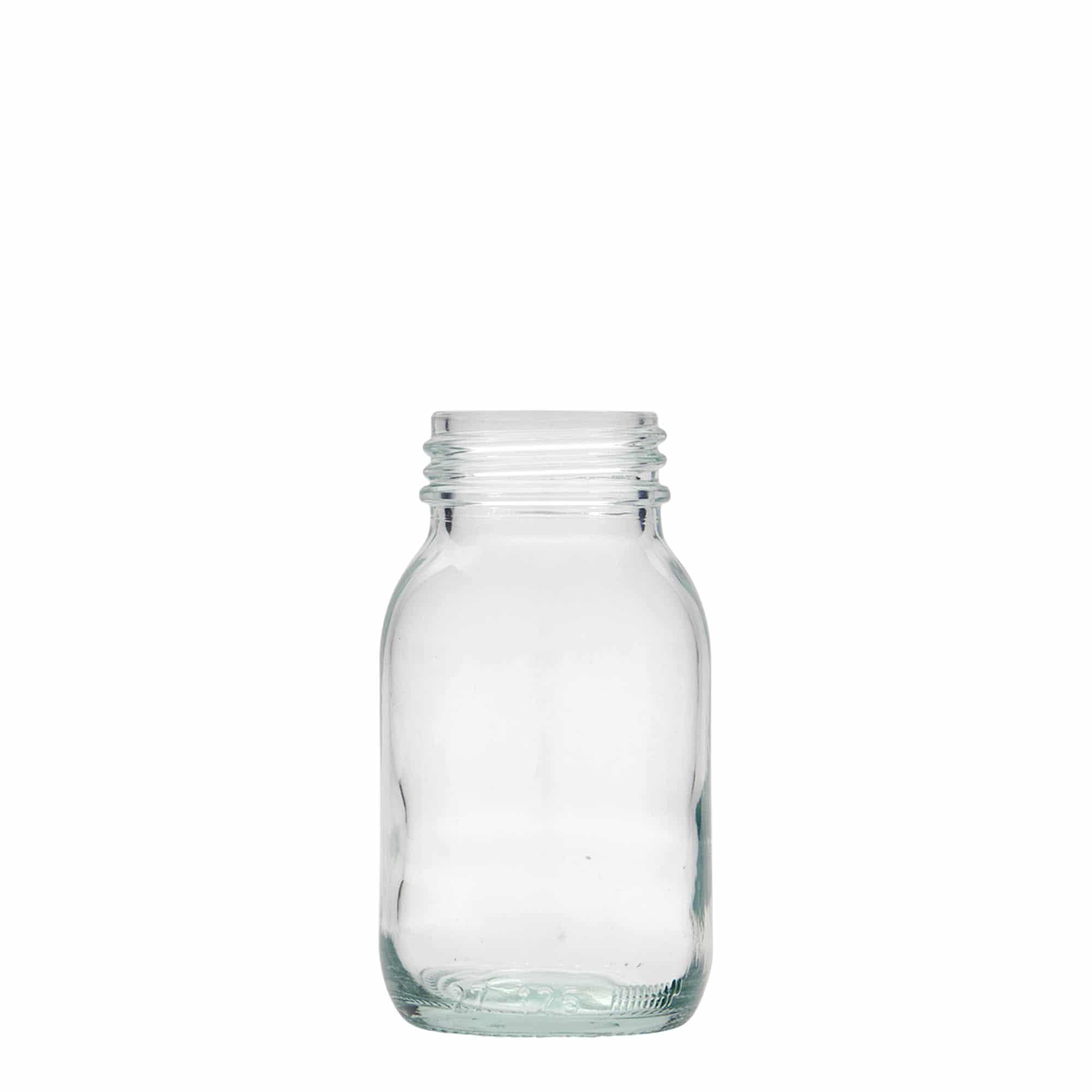 125 ml laia kaelaga purk, sulgur: DIN 40 125 ml laia kaelaga purk, sulgur: DIN 40