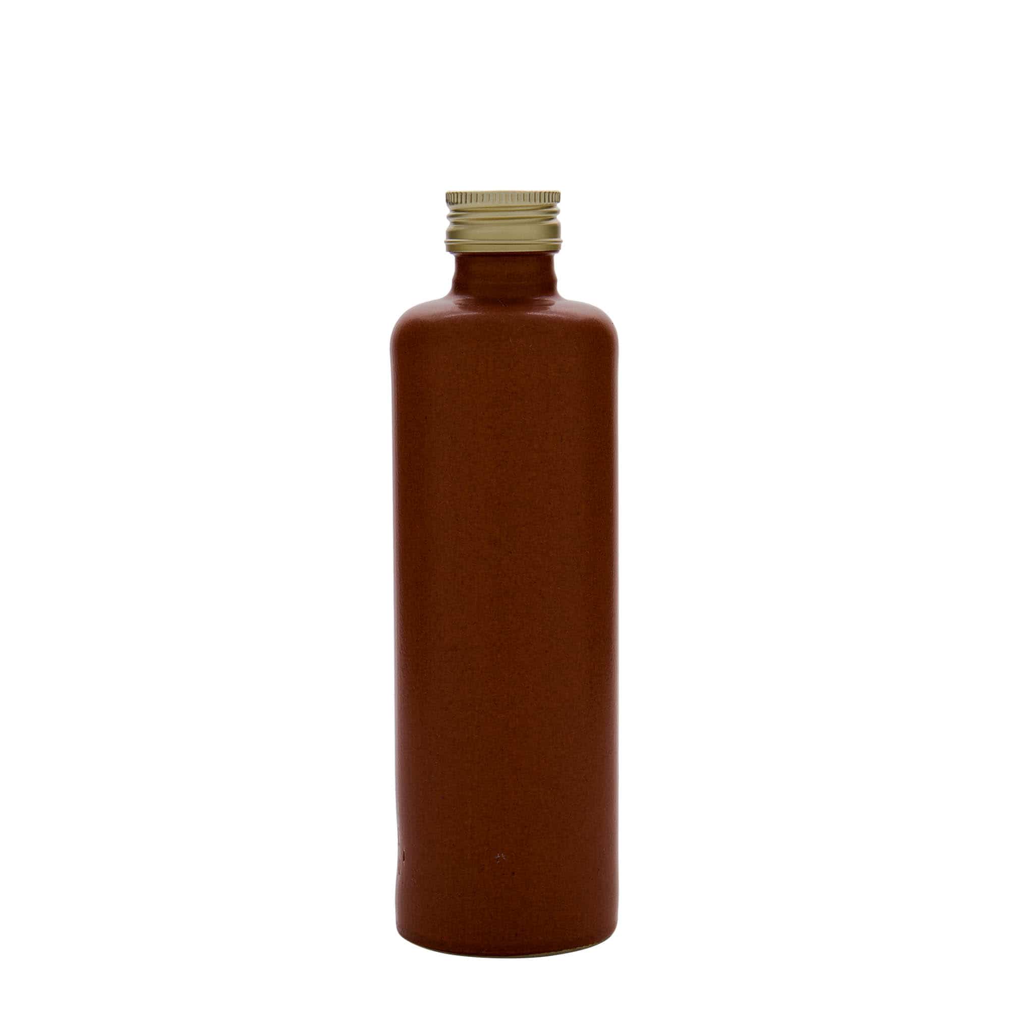 350 ml keraamiline pudel, kivikeraamika, punakaspruun, sulgur: PP 31,5