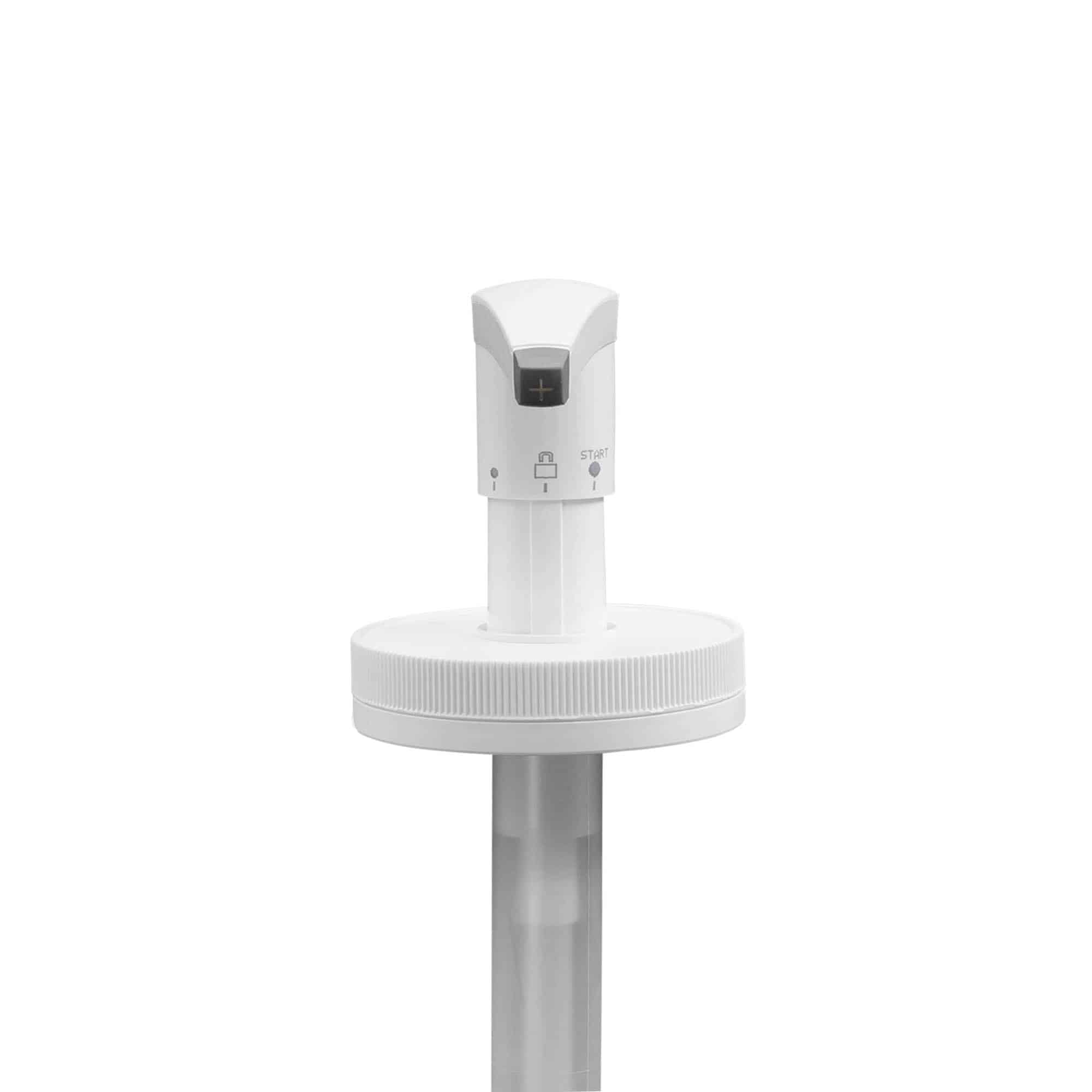 Doseerimispump 655 ml „Securibox“ jaoks, PE-plast, valge, sobib avale: kruvikork