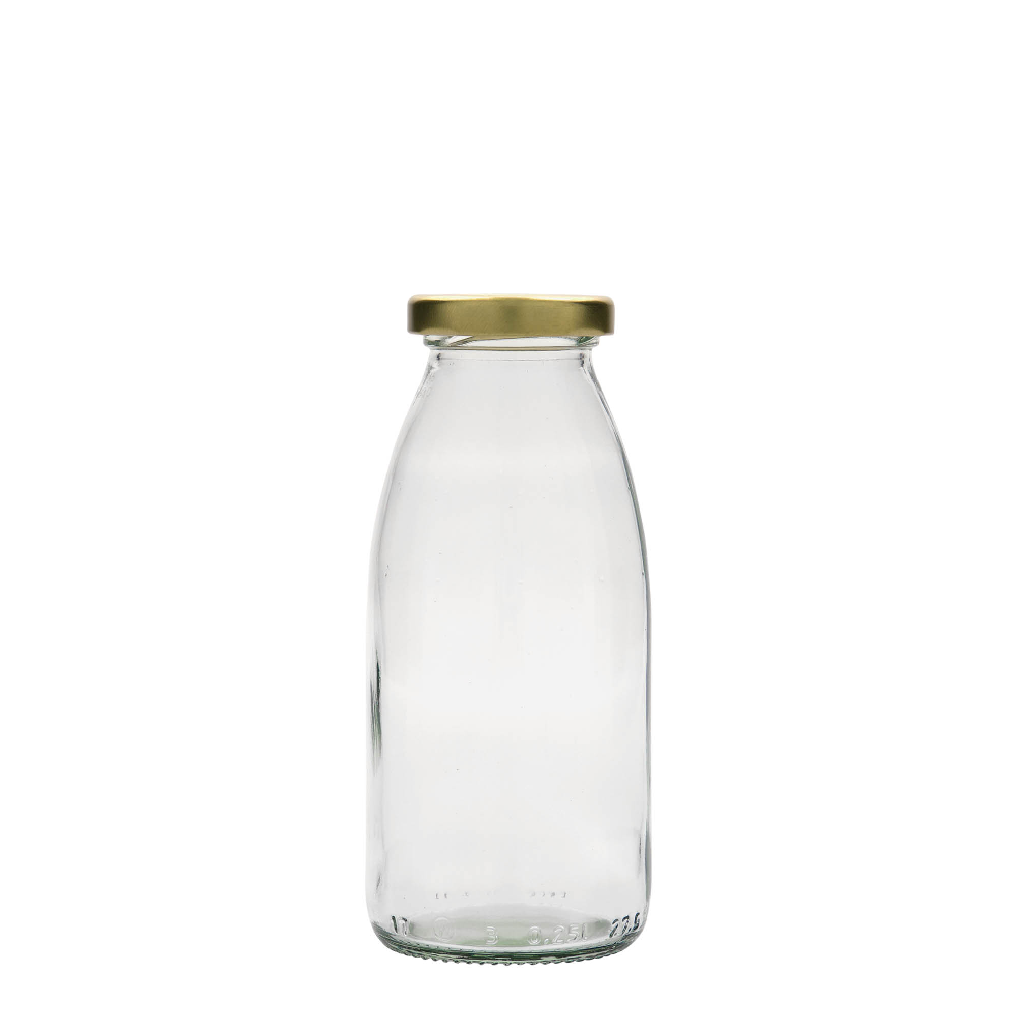 250 ml klaaspudel Vroni #, avaus: Twist-Off (TO 43)