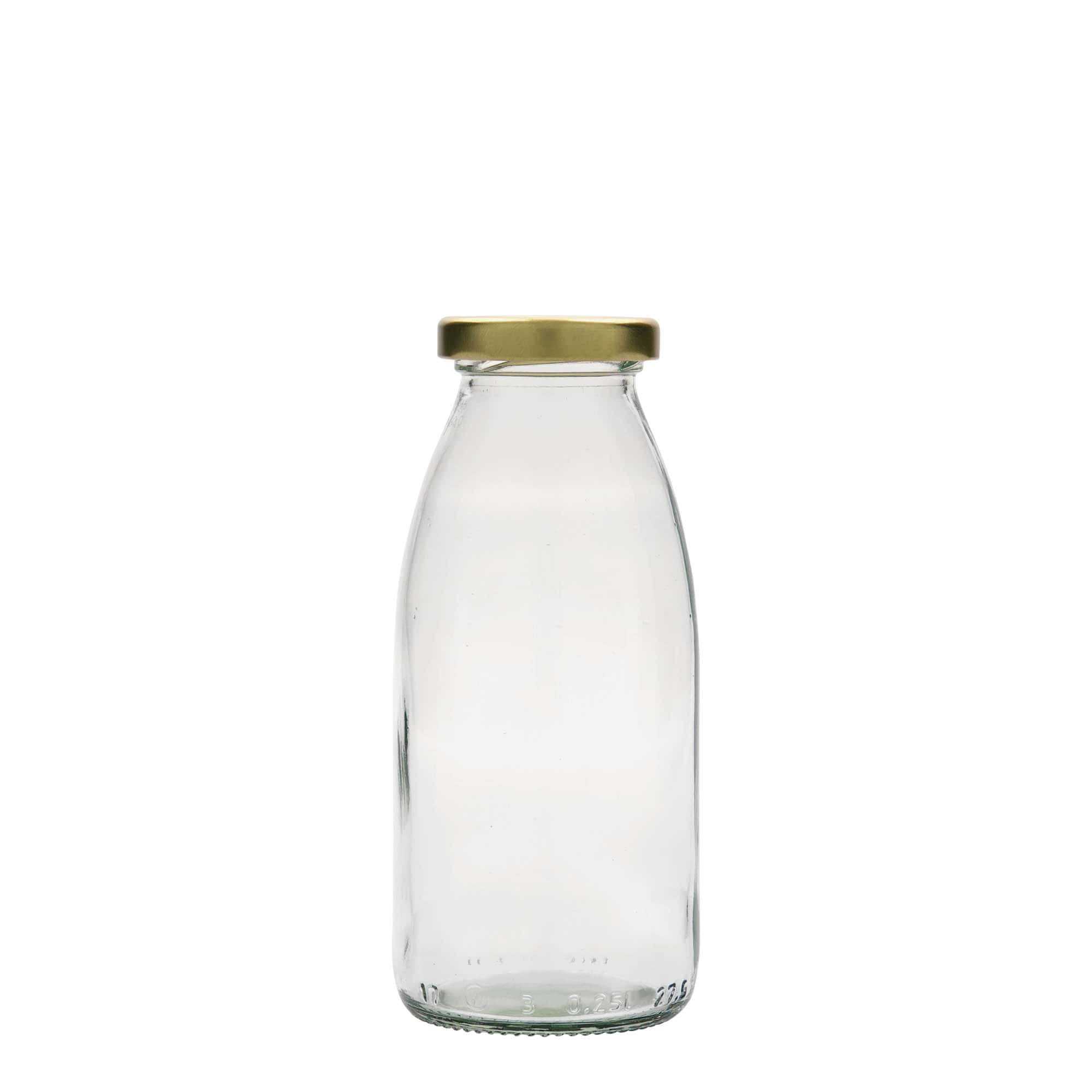 250 ml klaaspudel Vroni #, avaus: Twist-Off (TO 43)