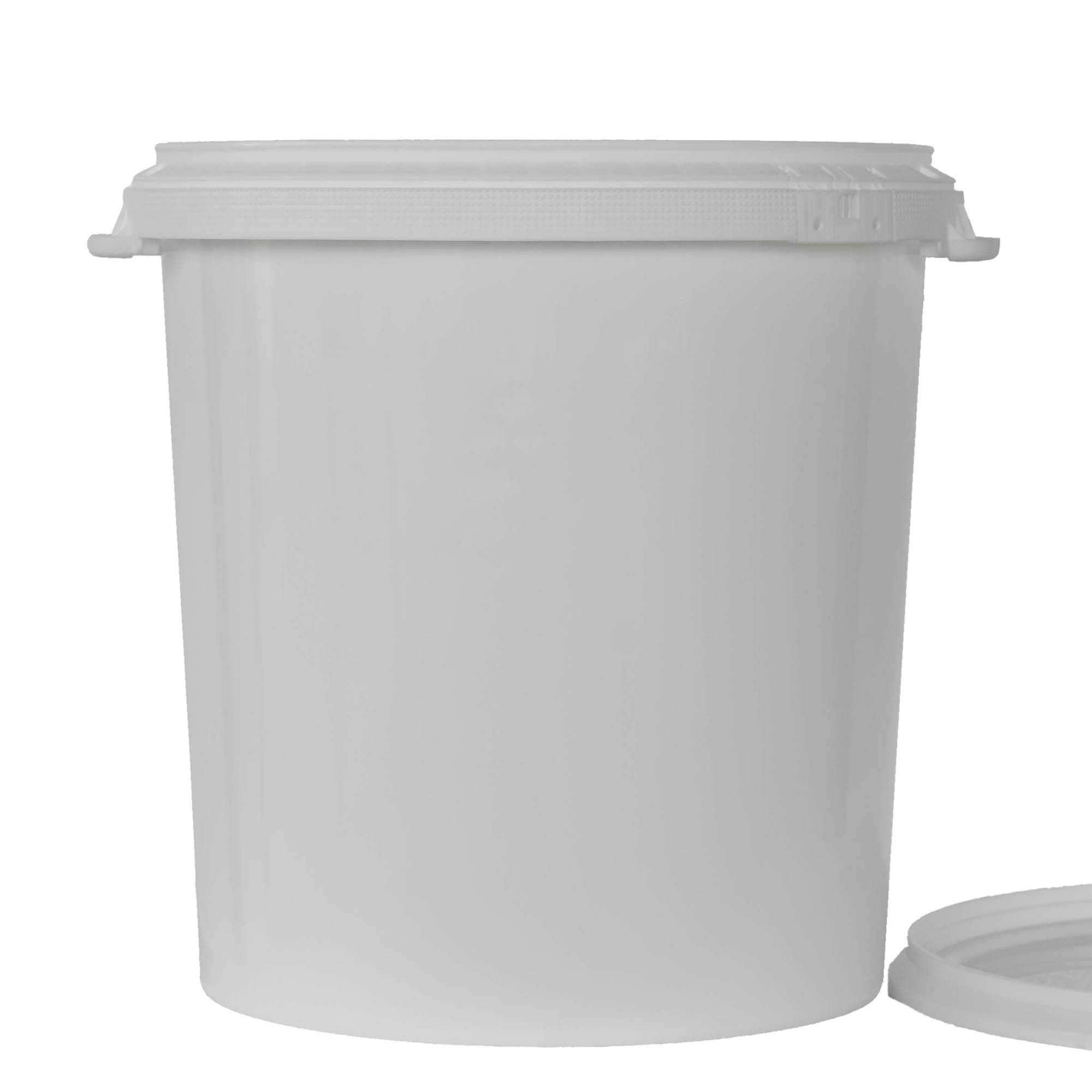 30 l ämber, PP-plast, valge