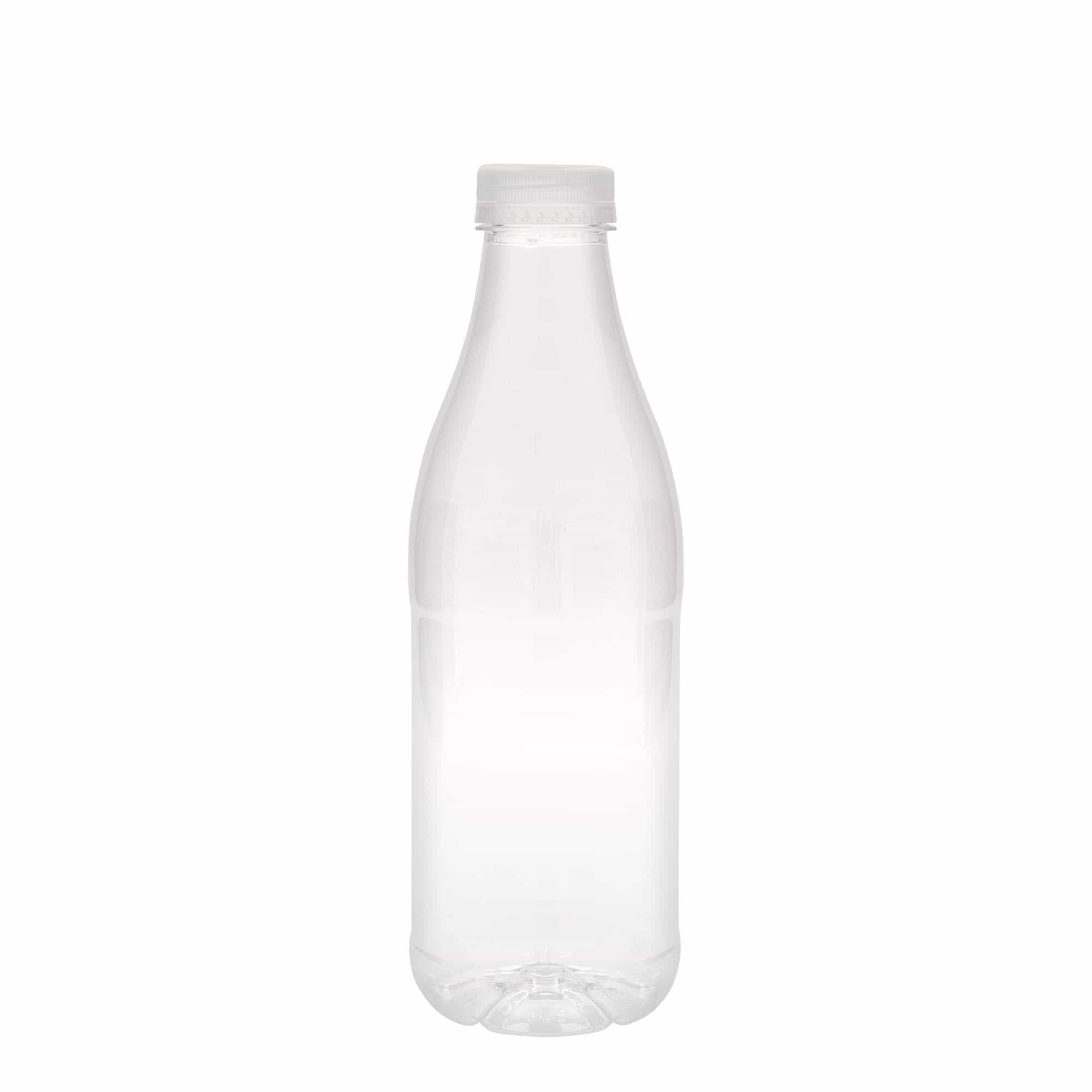 1000 ml PET-pudel 'Milk and Juice', plast, sulgur: 38 mm
