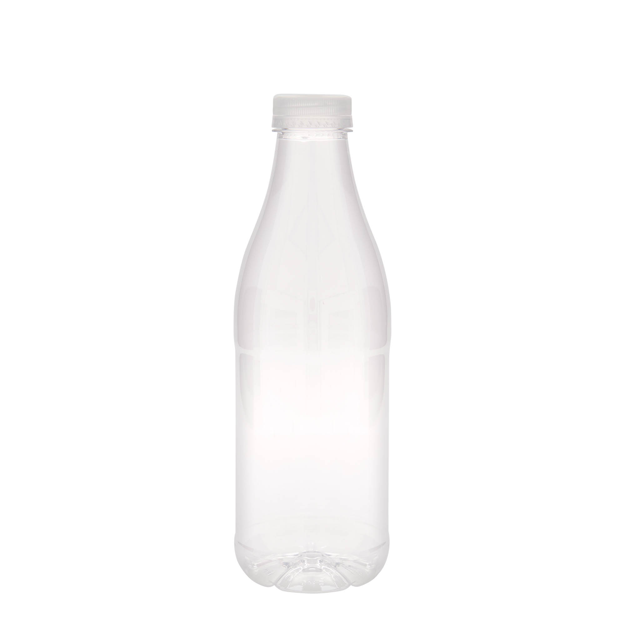 1.000 ml PET-pudel 'Piim ja mahl', plastik, kaelus: 38 mm 1.000 ml PET-pudel 'Piim ja mahl', plastik, kaelus: 38 mm