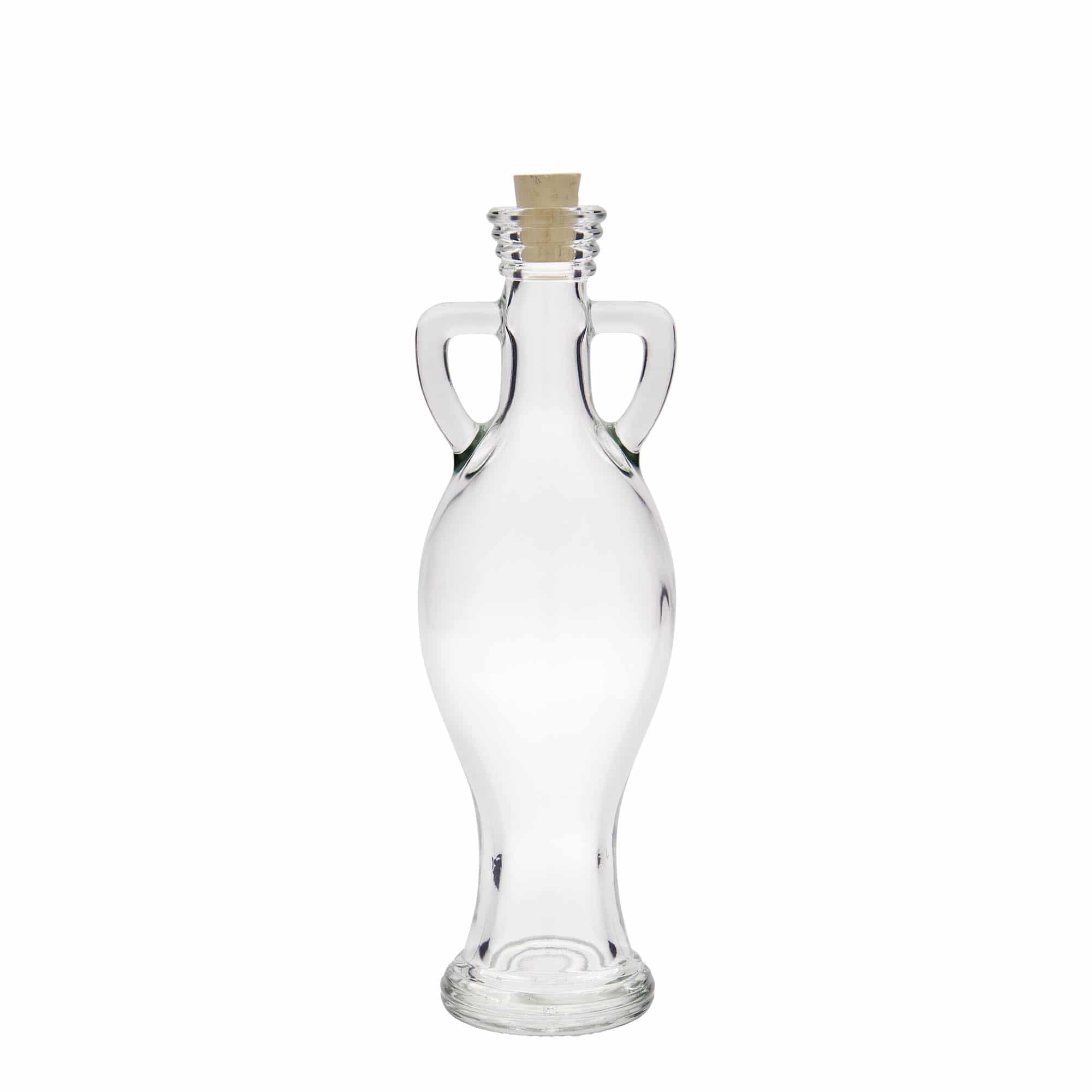 200 ml klaaspudel „Amphore“, avale: kork