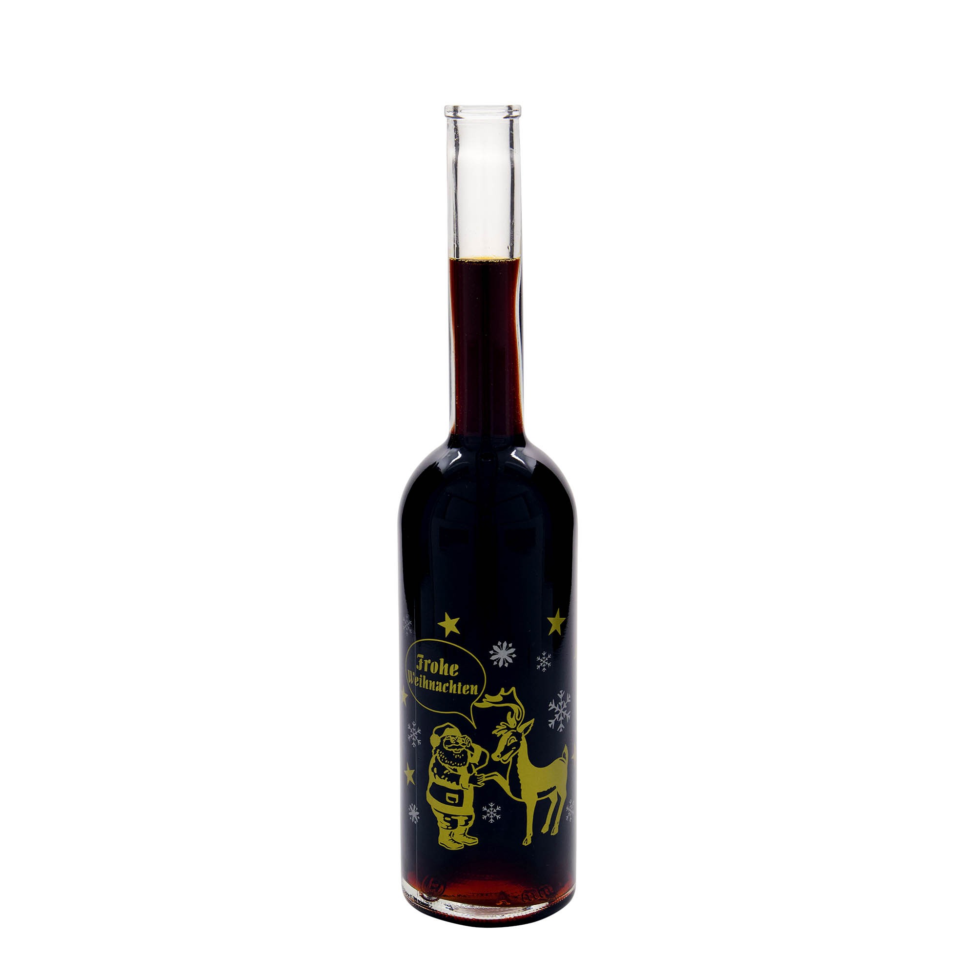500 ml klaaspudel 'Opera', motiiv: ilutulestik, suuava: kork