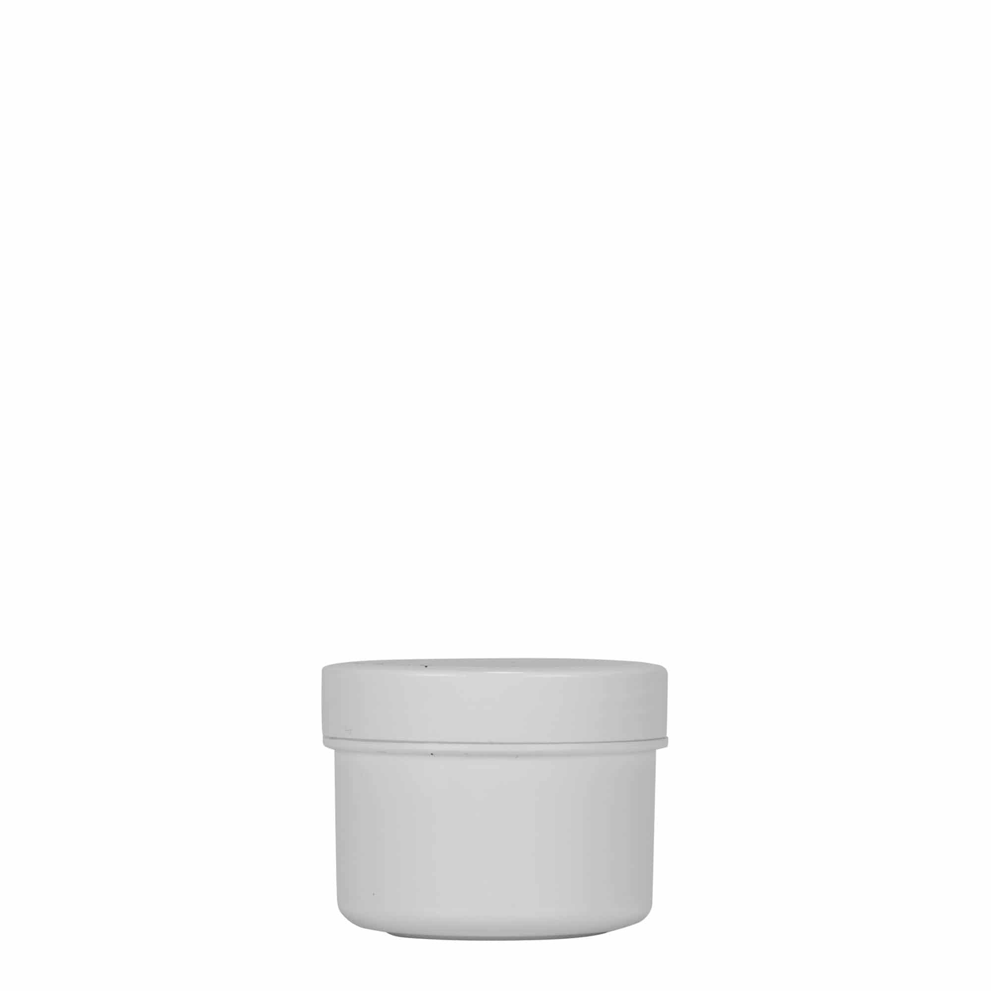35 ml plasttoos 'White Line', PP, valge, sulgur: keeratav kaas