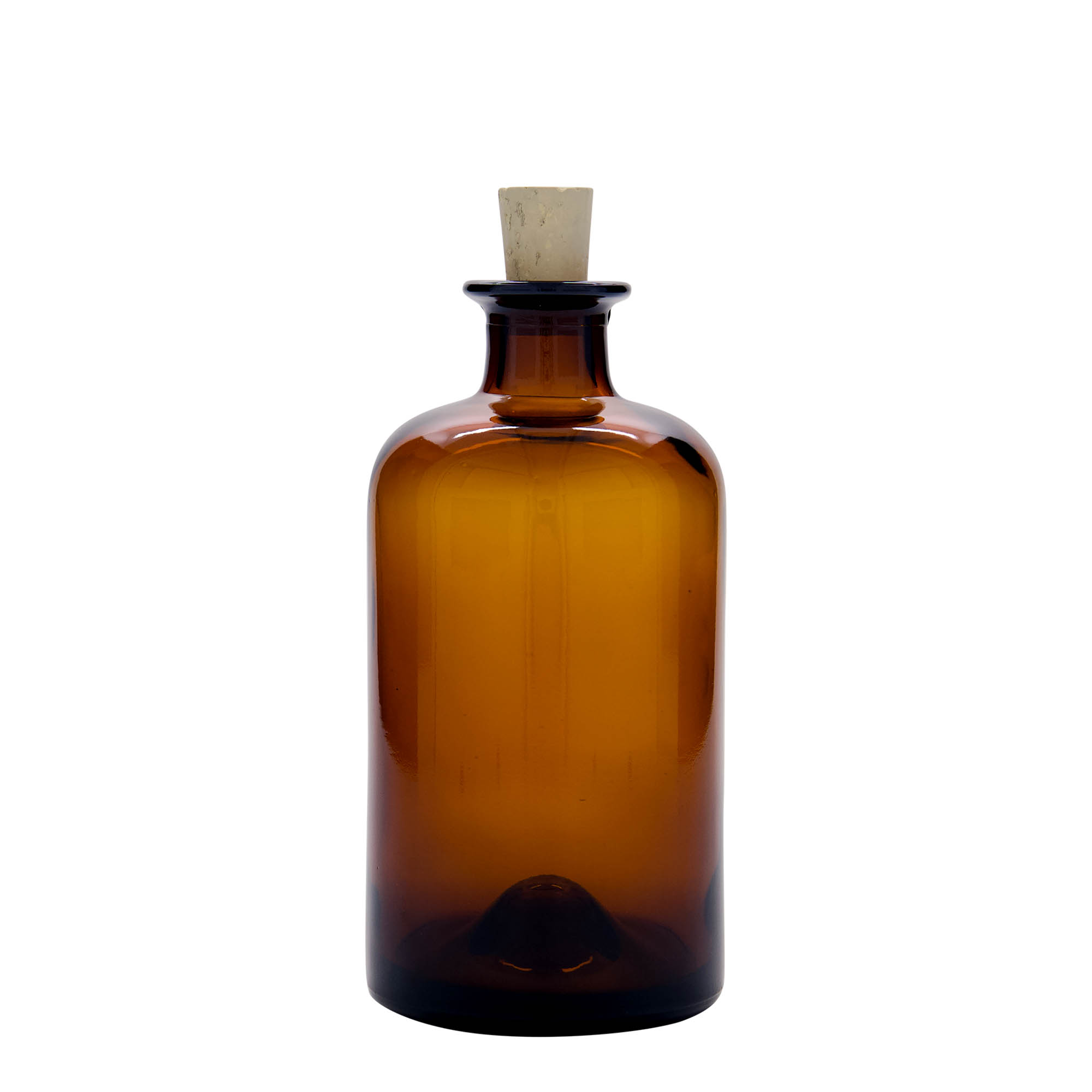 500 ml pruun apteegipudel, avale: kork
