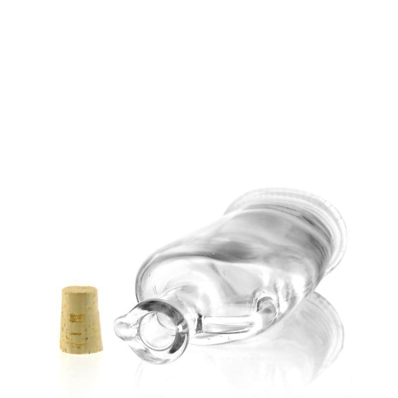 500 ml klaaspudel 'Eleganta', ovaalne, sulgur: kork