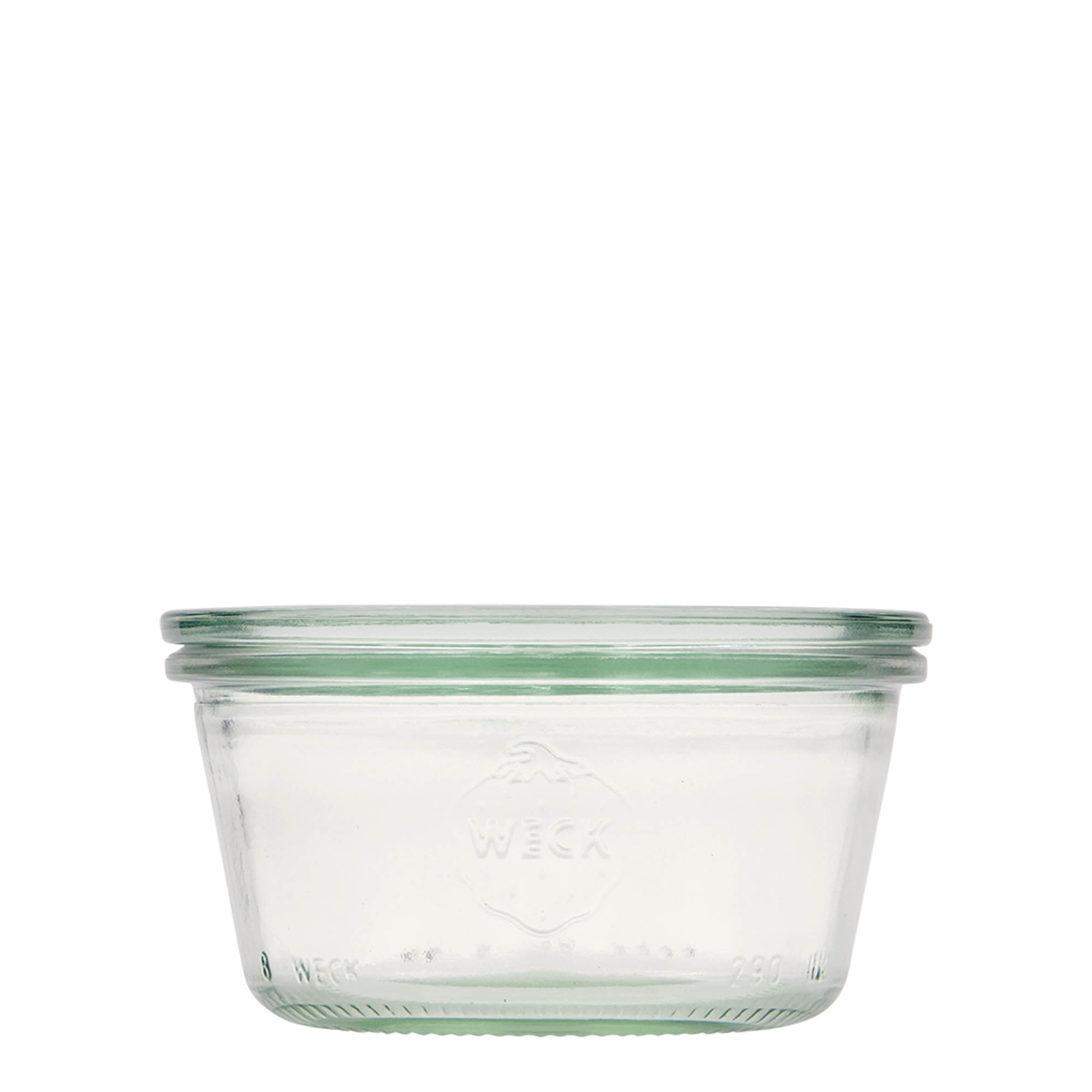 6x 290 ml madal WECK-klaaspurk klaaskaanega RR 100