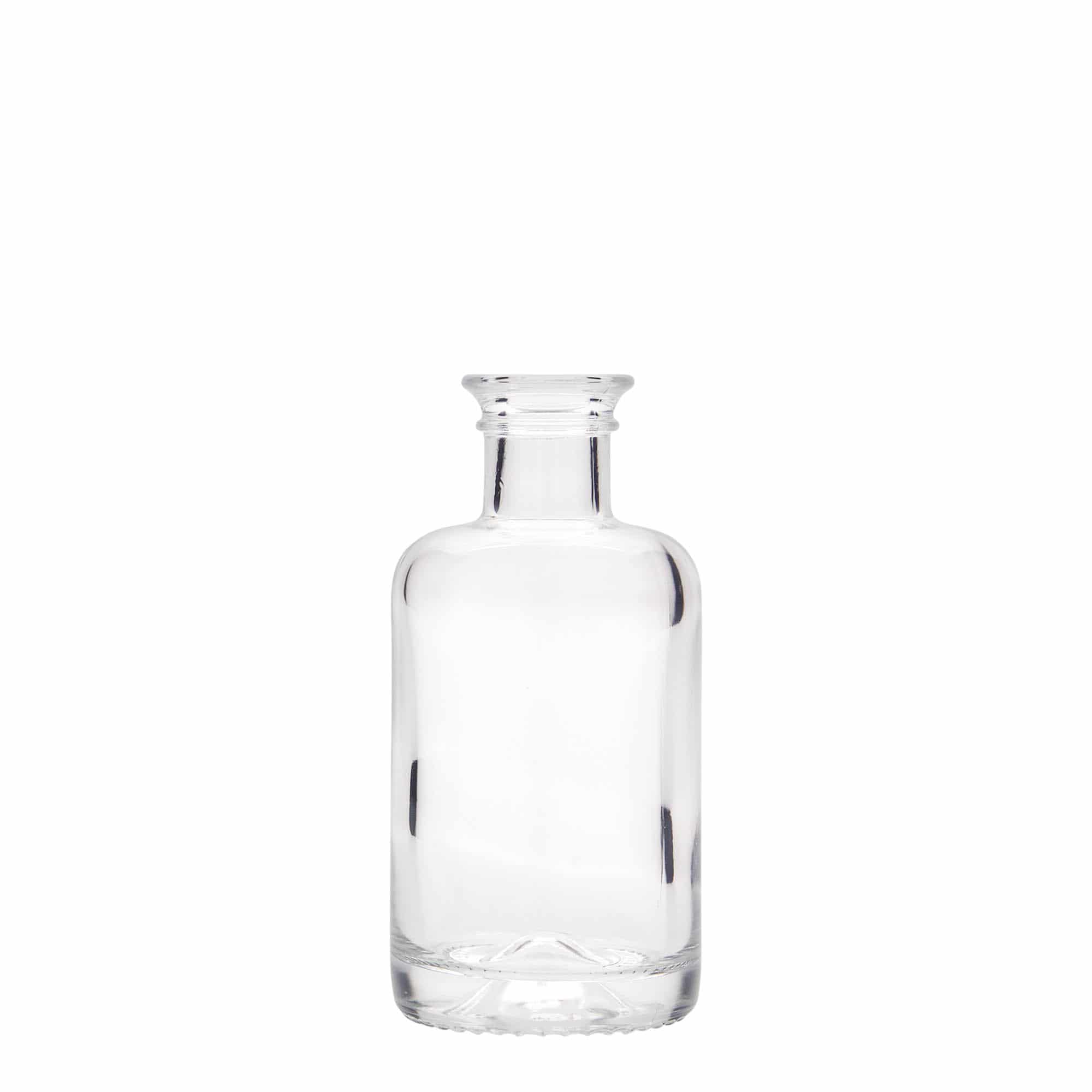 100 ml klaaspudel apteekrile, suu: kork