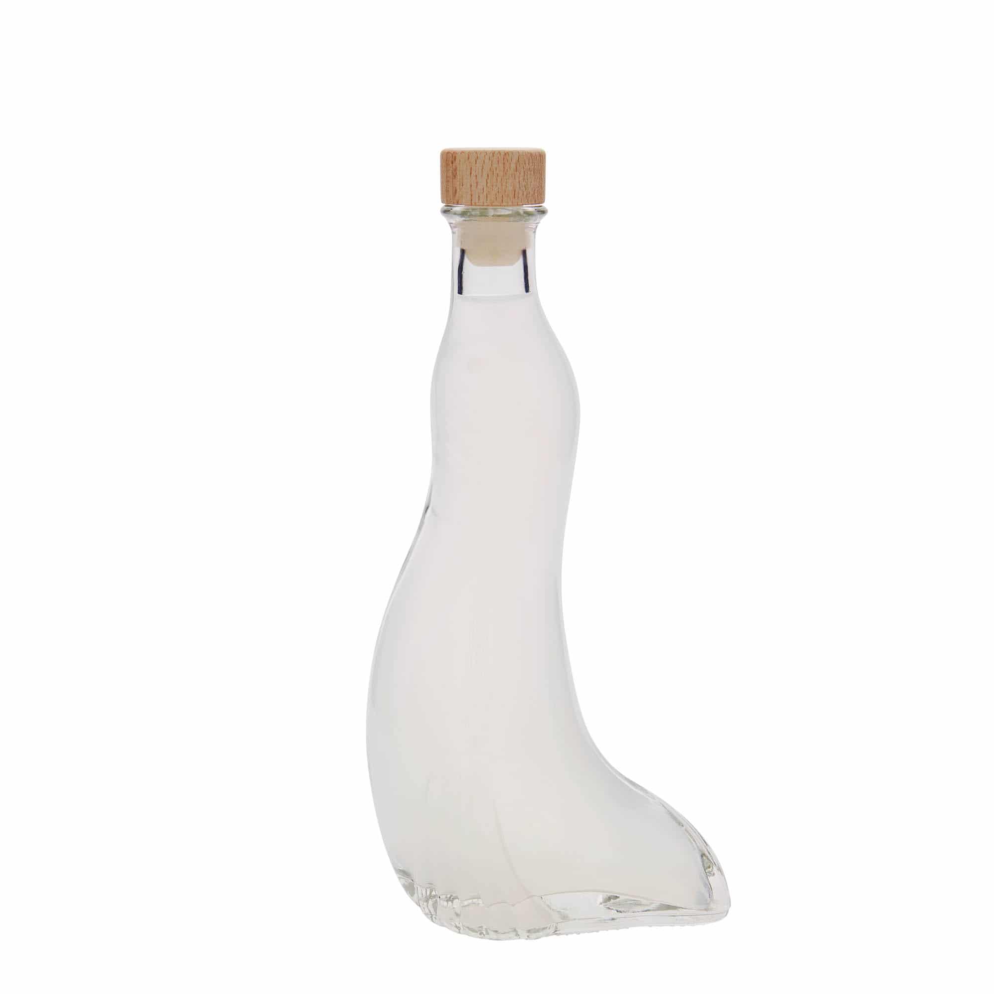 200 ml klaaspudel 'Randal', sulgur: kork