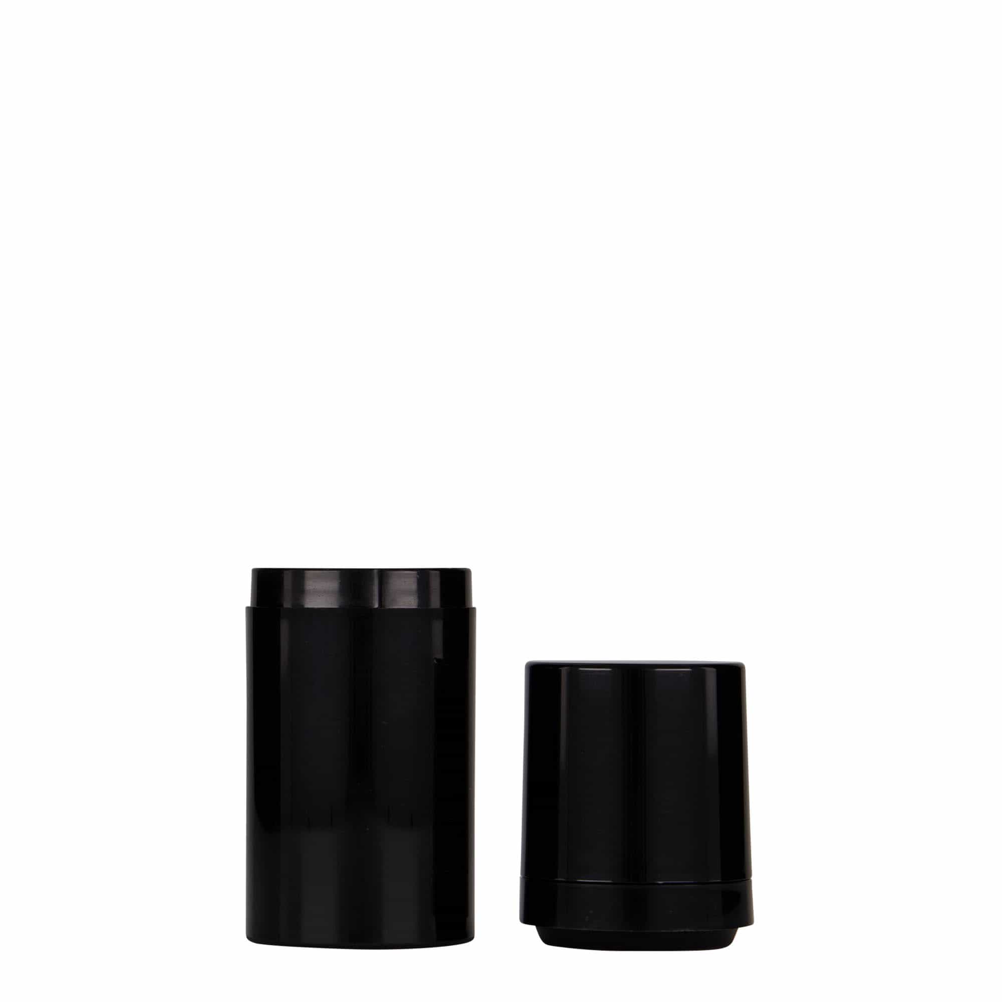 30 ml õhutuseta dosaator 'Mezzo', PP-plast, must