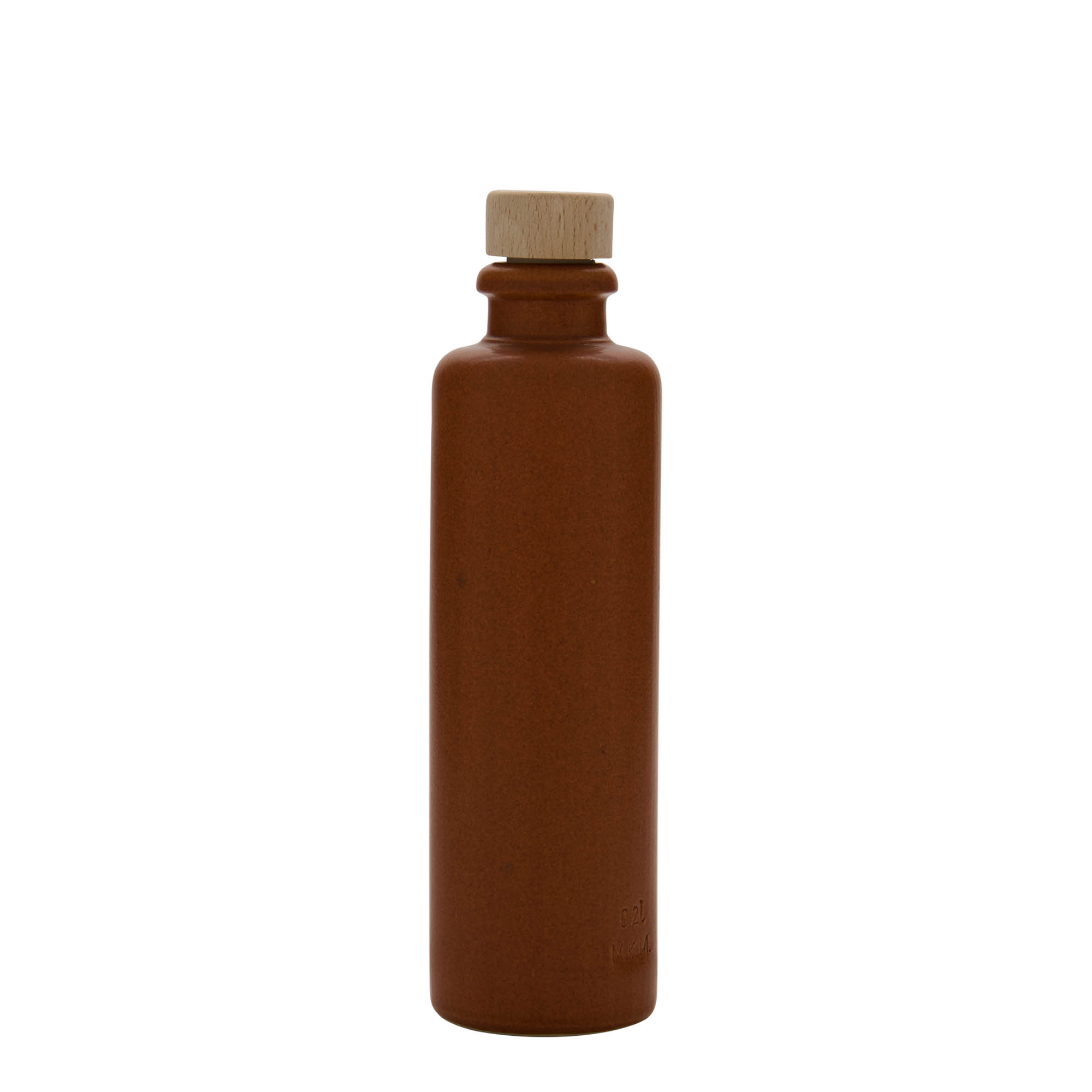 200 ml savitops, keraamiline, punakaspruun, suuava: kork