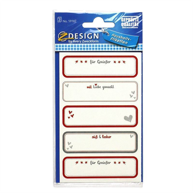 Zweckform sildid „Isetehtud“, ristkülikukujulised, paberist, mitmevärvilised Zweckform sildid „Isetehtud“, ristkülikukujulised, paberist, mitmevärvilised