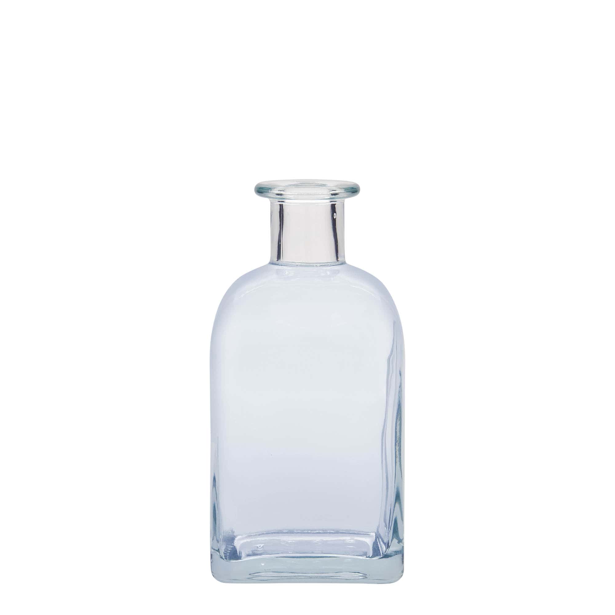 350 ml klaaspudel Apotheker Carré, ruudukujuline, avale: kork