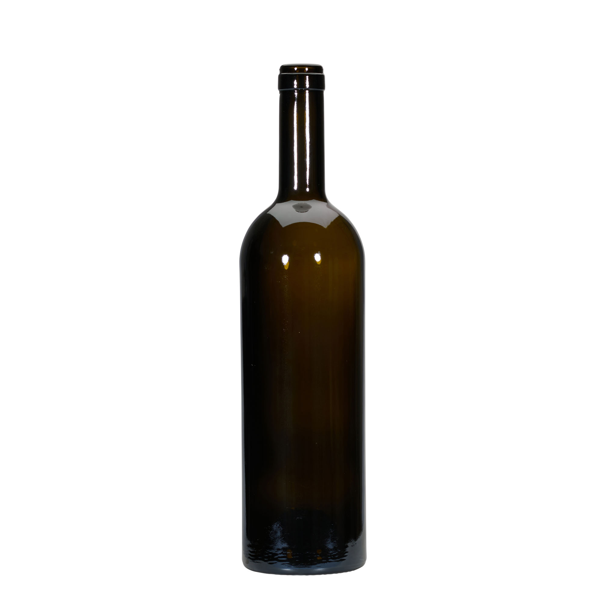 750 ml veini pudel 'Golia', antiikroheline, suuava: kork 750 ml veini pudel 'Golia', antiikroheline, suuava: kork
