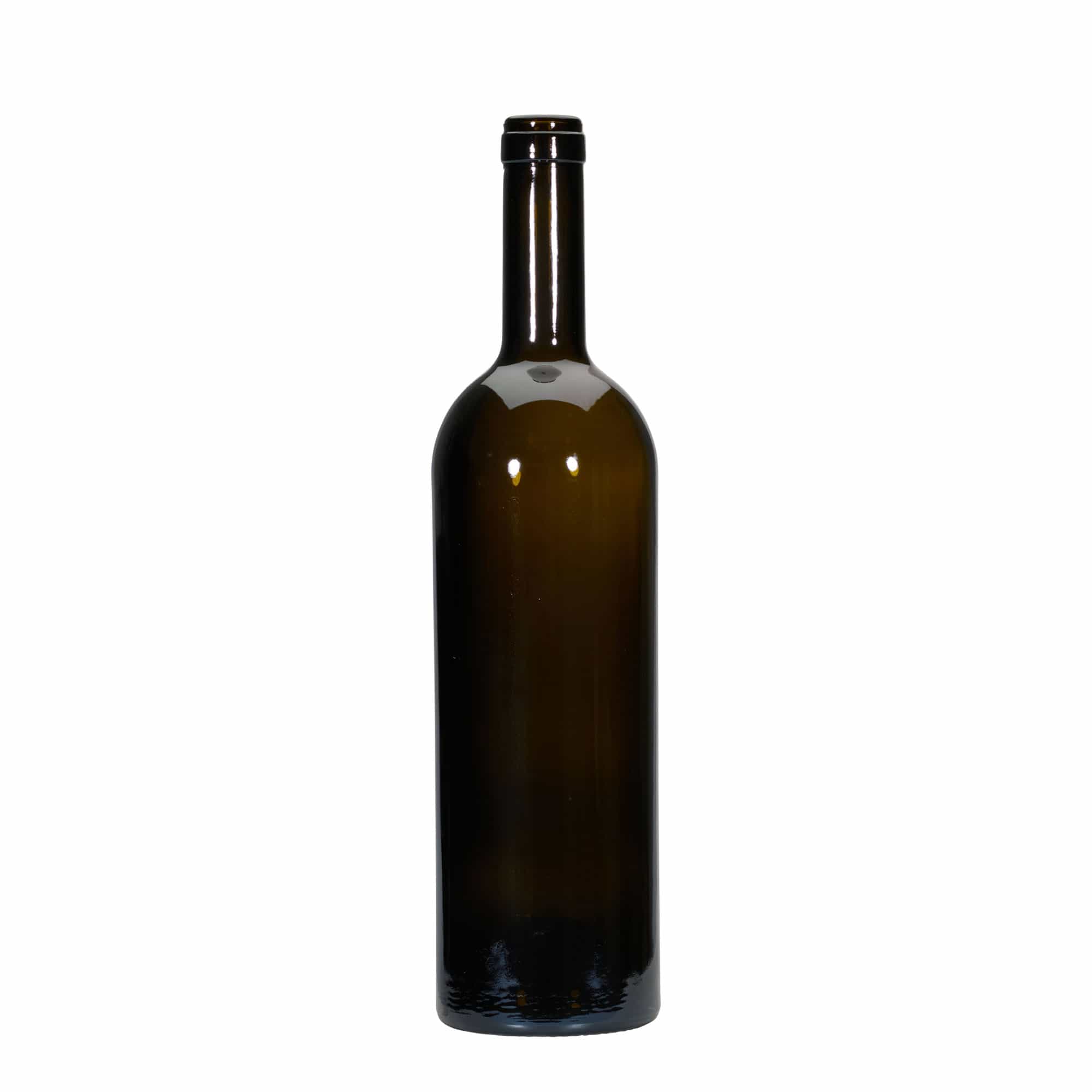 750 ml veini pudel 'Golia', antiikroheline, suuava: kork