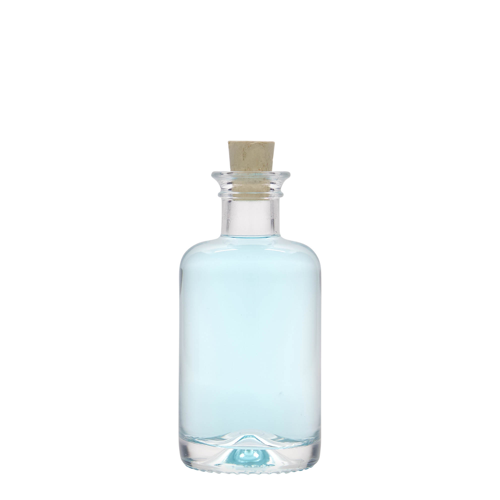 100 ml klaaspudel apteekrile, avale: kork