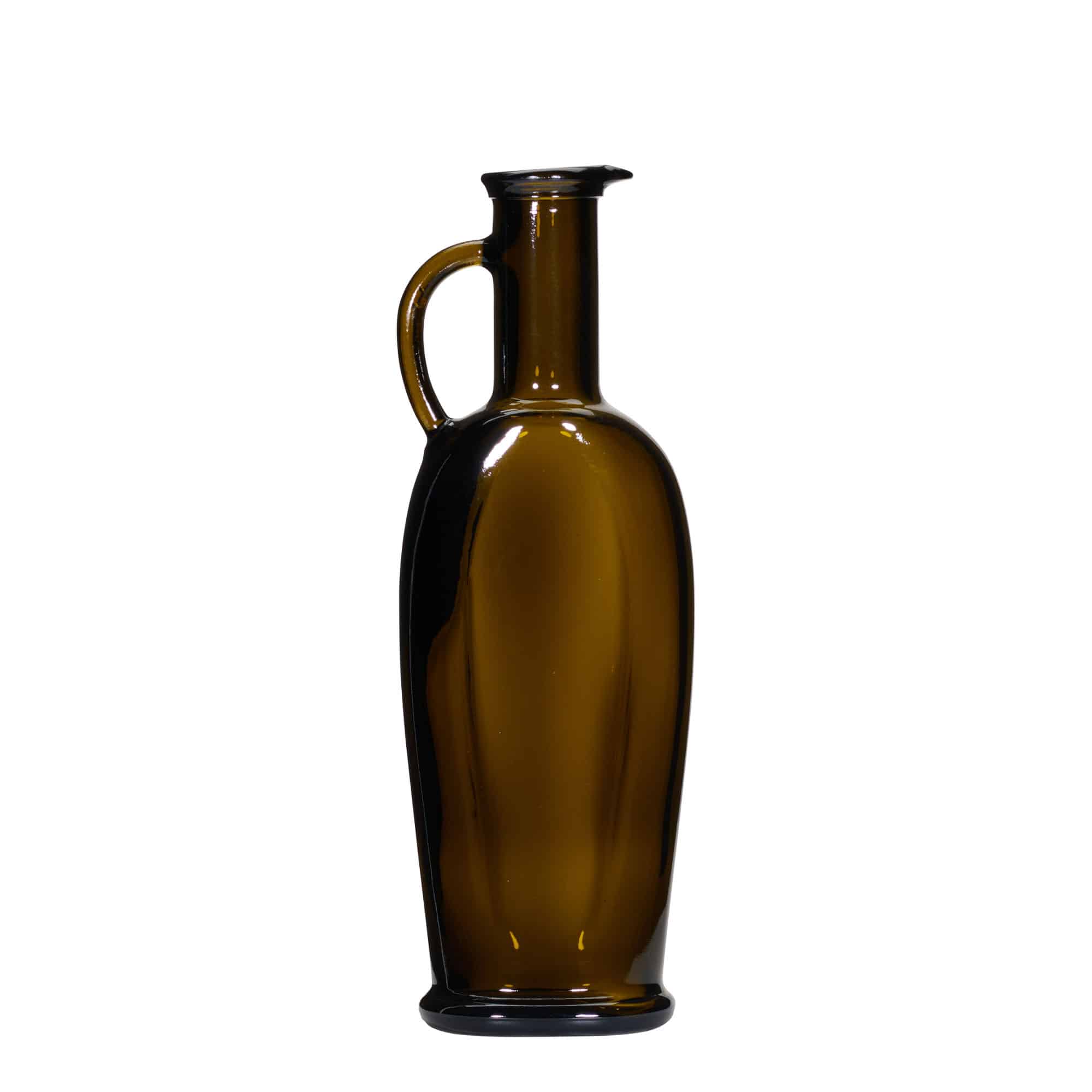 250 ml klaaspudel 'Eleganta', ovaalne, antiikroheline, sulgur: kork 250 ml klaaspudel 'Eleganta', ovaalne, antiikroheline, sulgur: kork