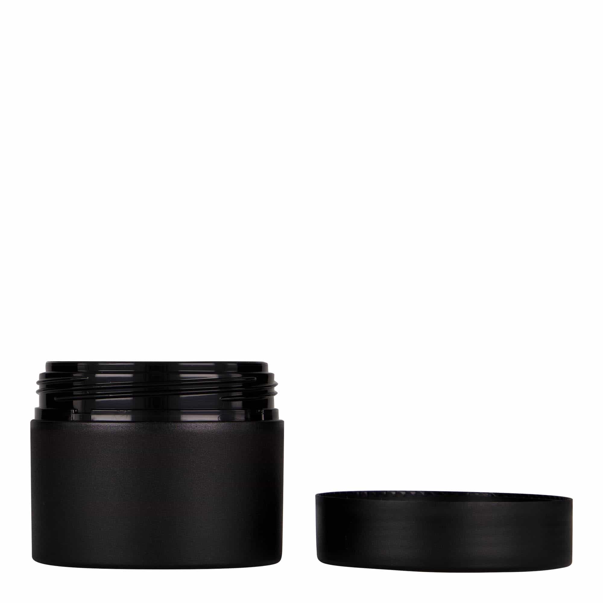100 ml plasttoos 'Antonella', PP, must, sulgur: keeratav kaas