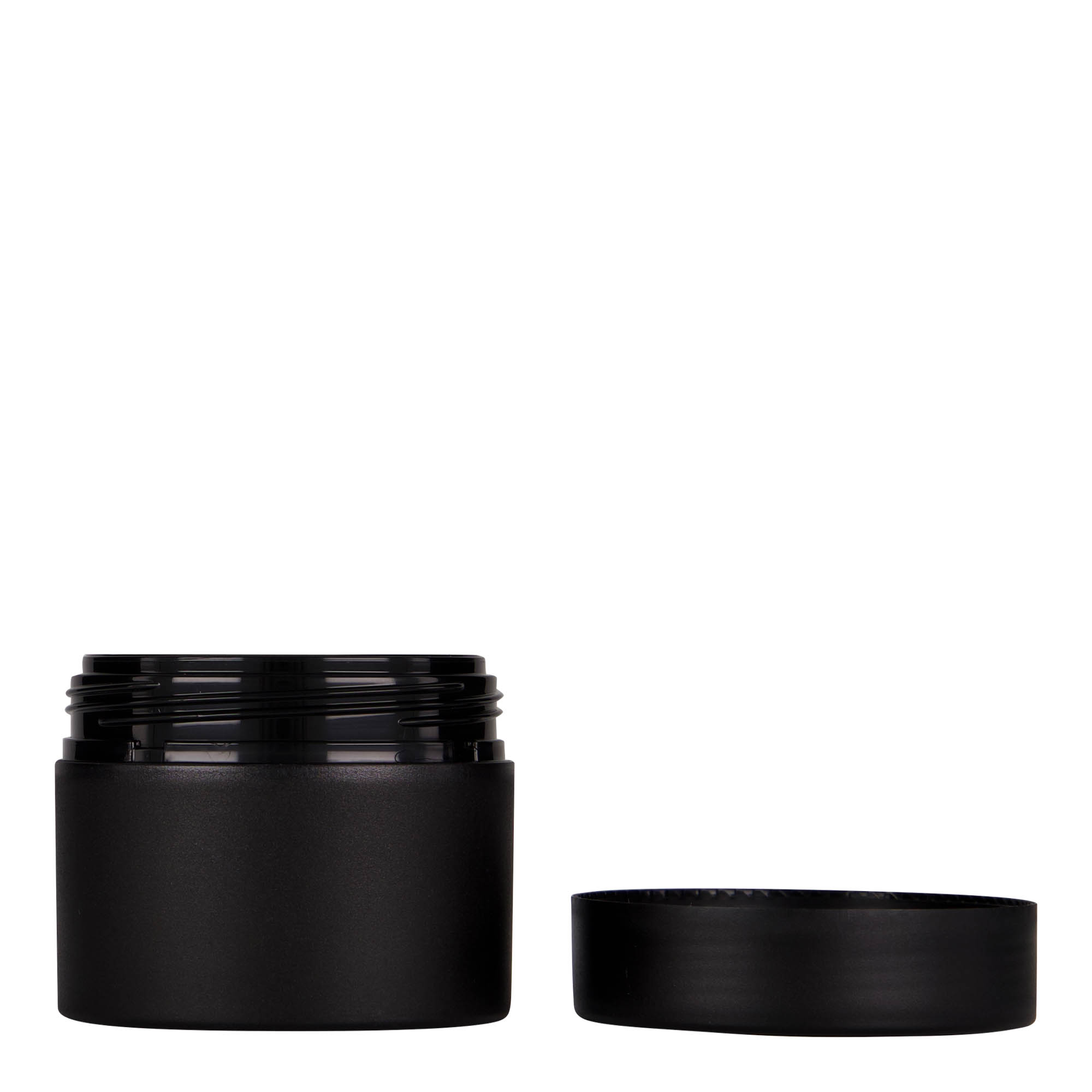 100 ml plasttoos 'Antonella', PP, must, sulgur: keeratav kaas