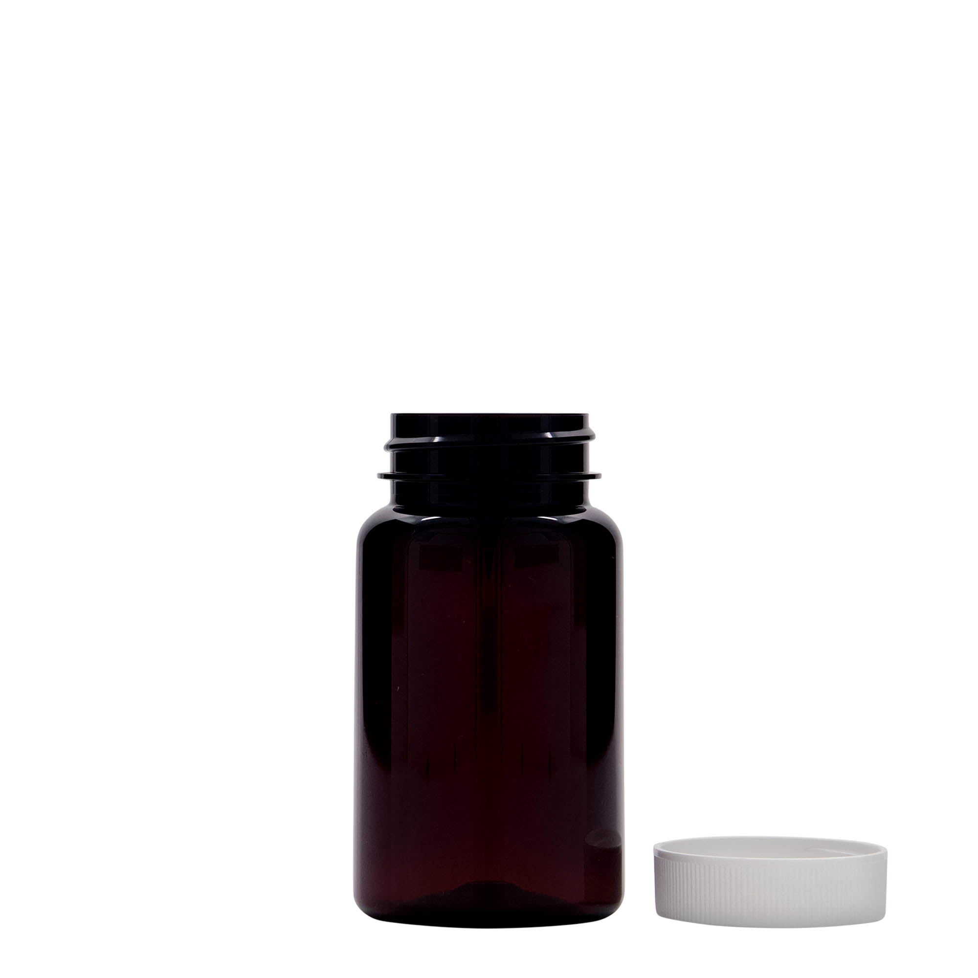 100 ml PET-pakend, plastik, pruun, ava: 38/400 100 ml PET-pakend, plastik, pruun, ava: 38/400