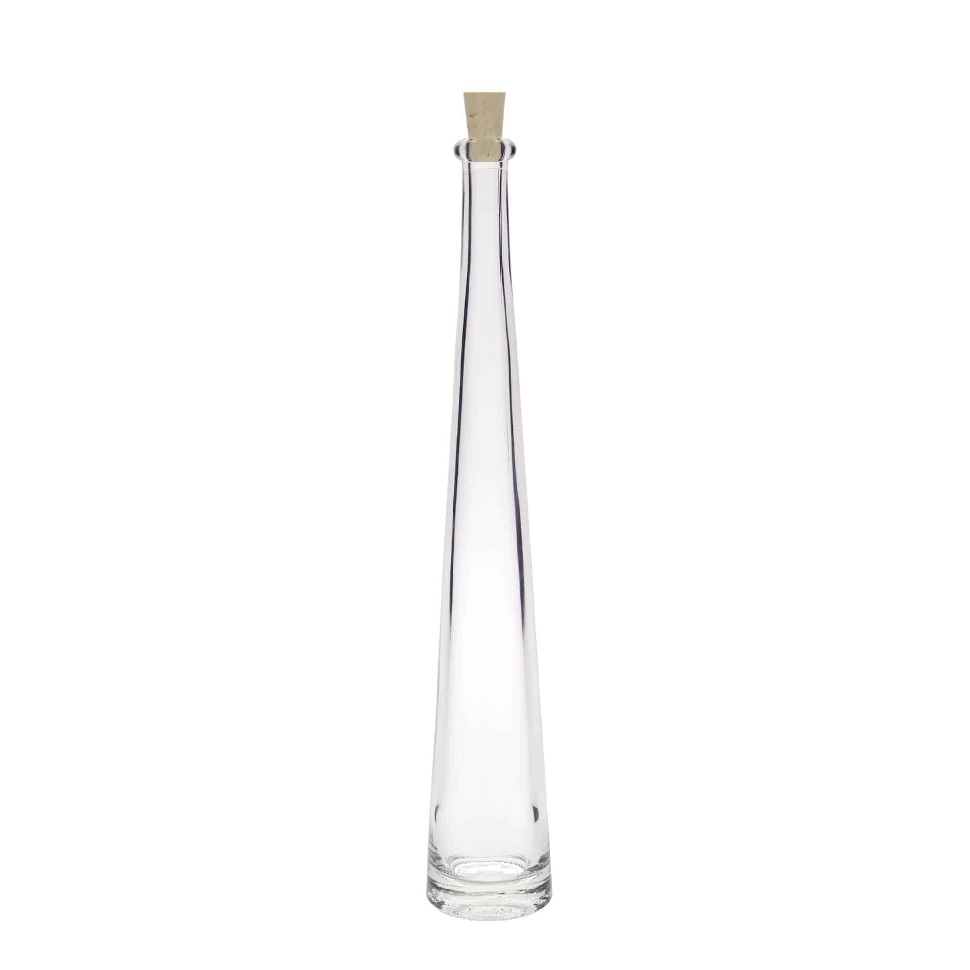 100 ml klaaspudel 'Dama Rondo', sulgur: kork