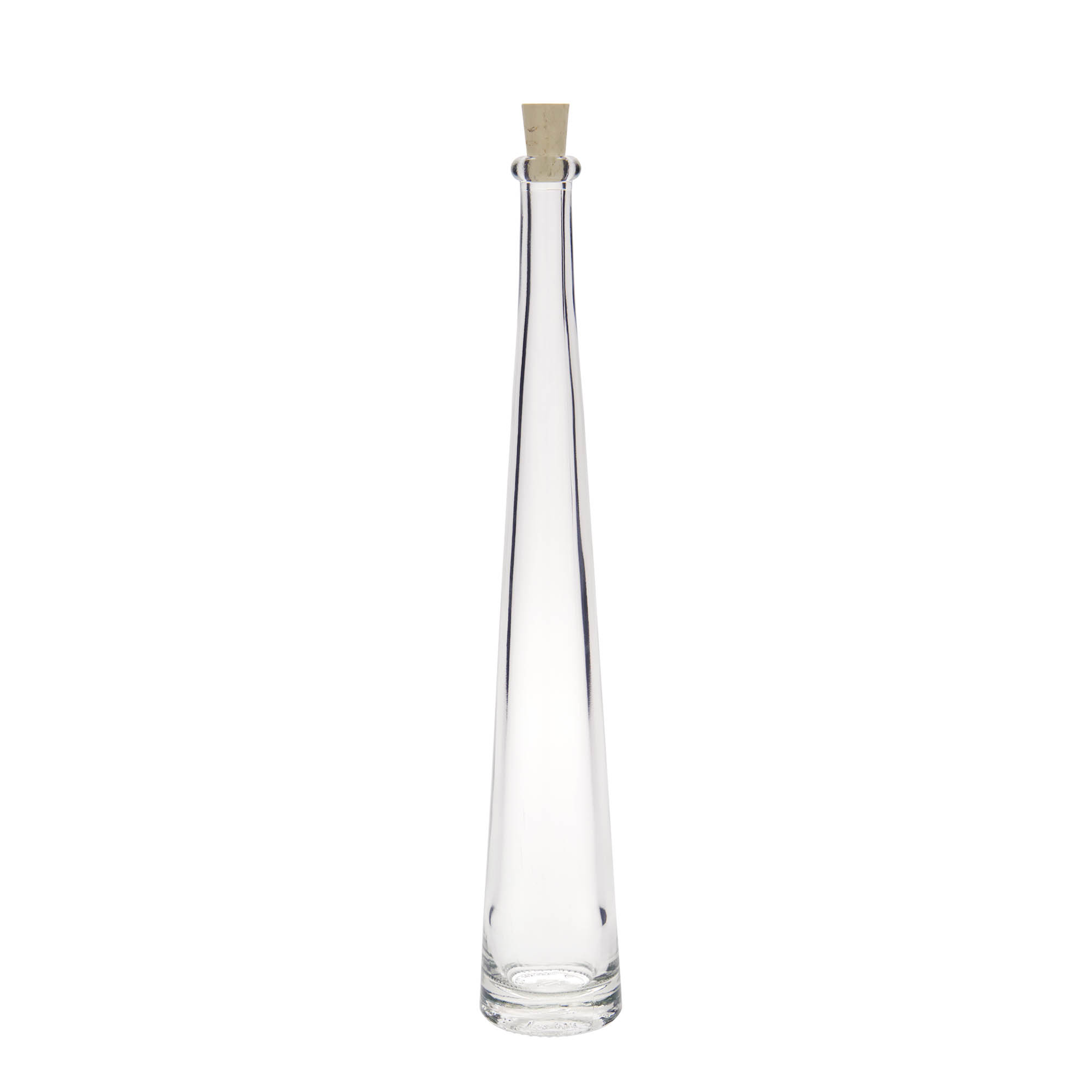 100 ml klaaspudel 'Dama Rondo', suuava: kork