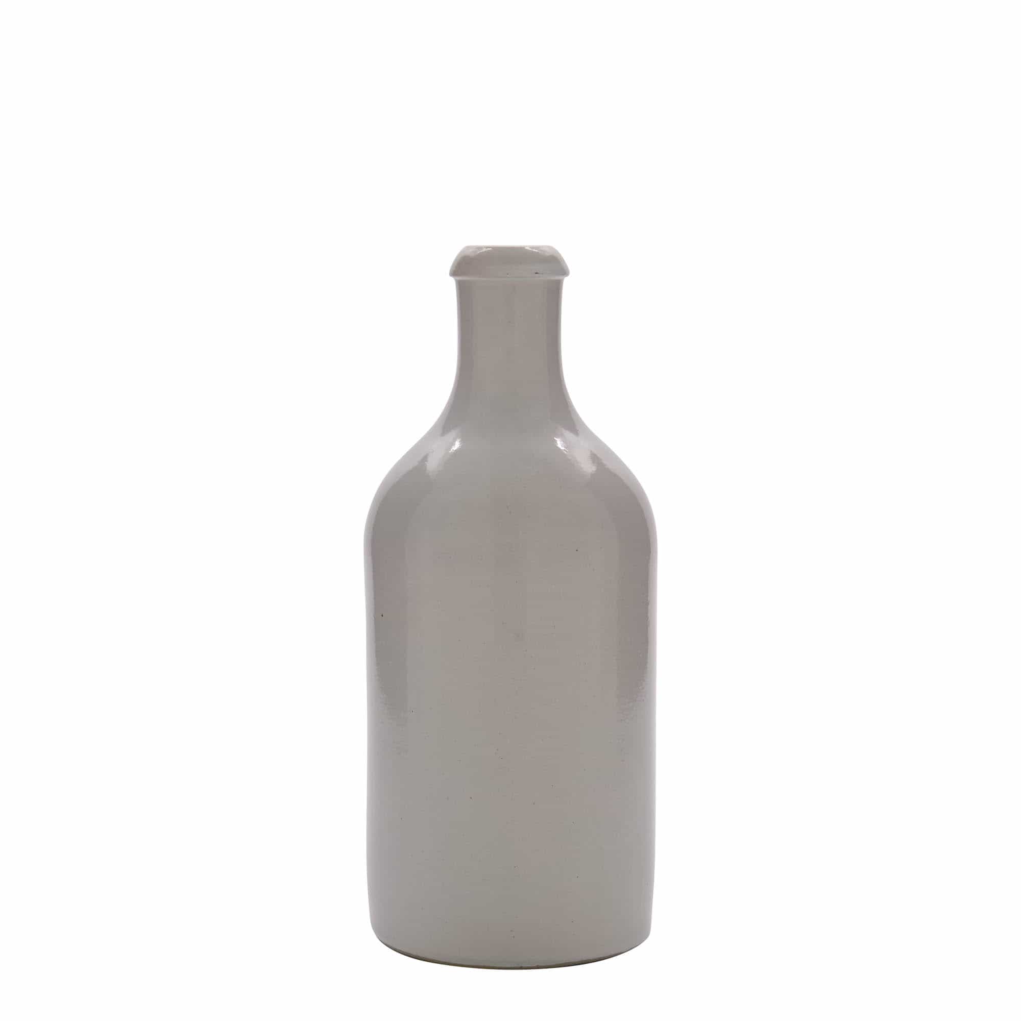 500 ml savinõu, keraamiline, valge, suuava: kork 500 ml savinõu, keraamiline, valge, suuava: kork