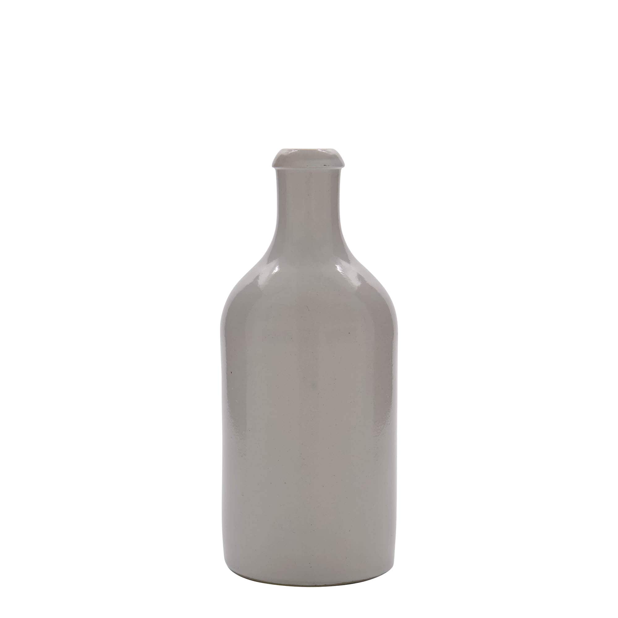 500 ml savinõu, keraamiline, valge, avale: kork