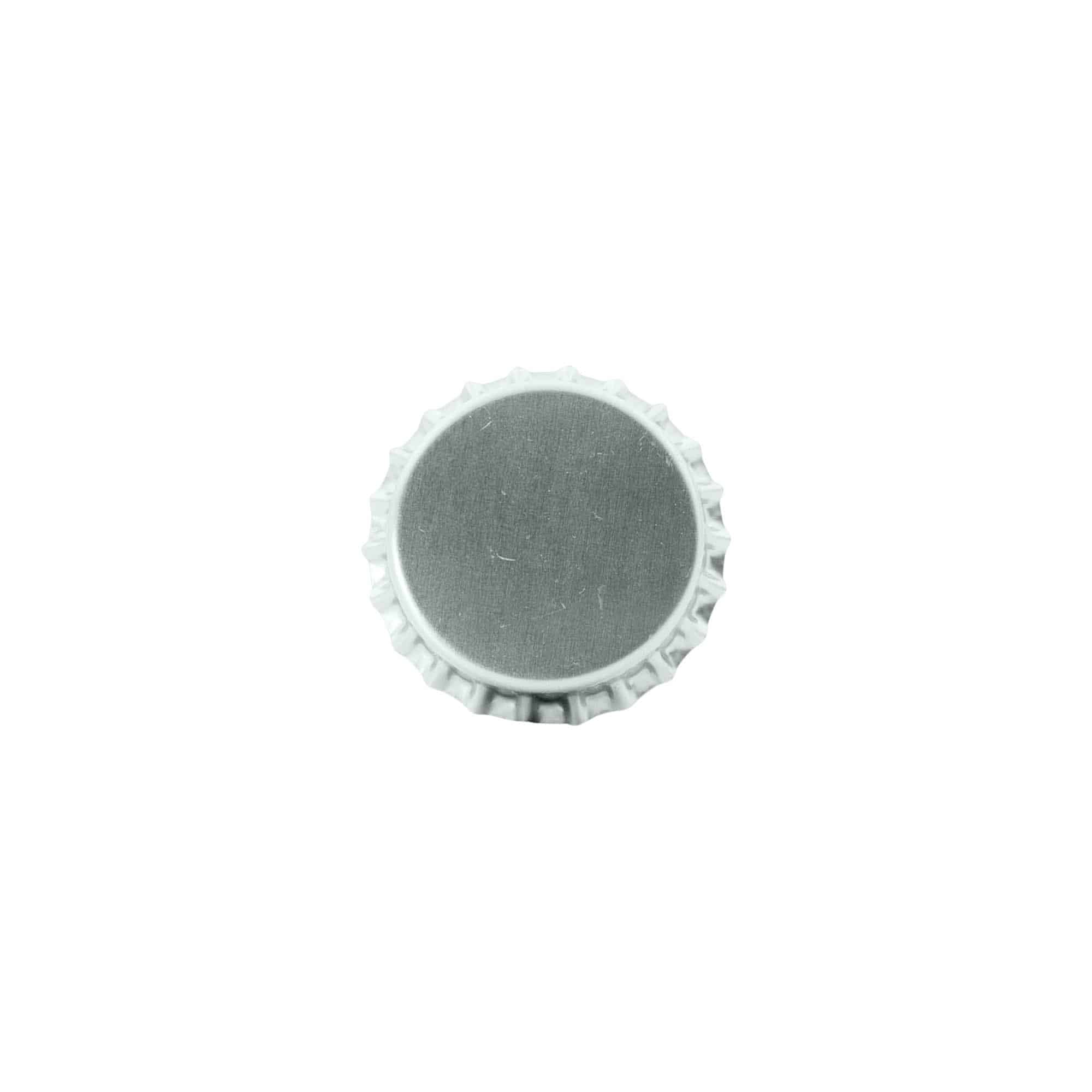 Kroonkork 29 mm, metall, hõbedane