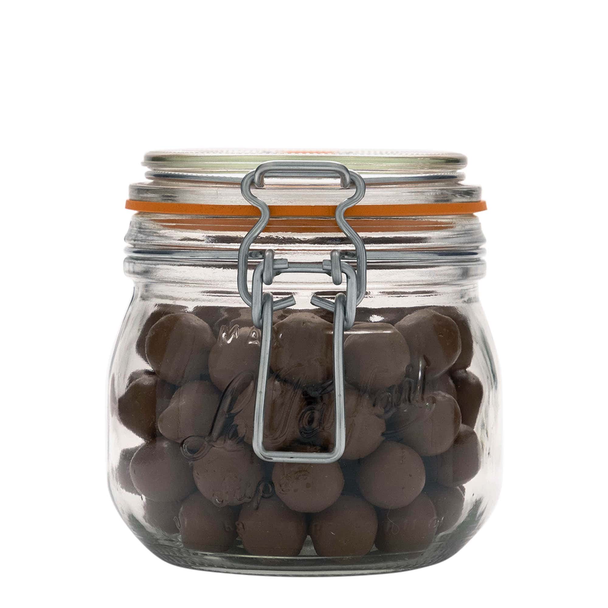 500 ml traadist klambriga purk 'Le Parfait Super Bocal', ava: traadist klambriga sulgur