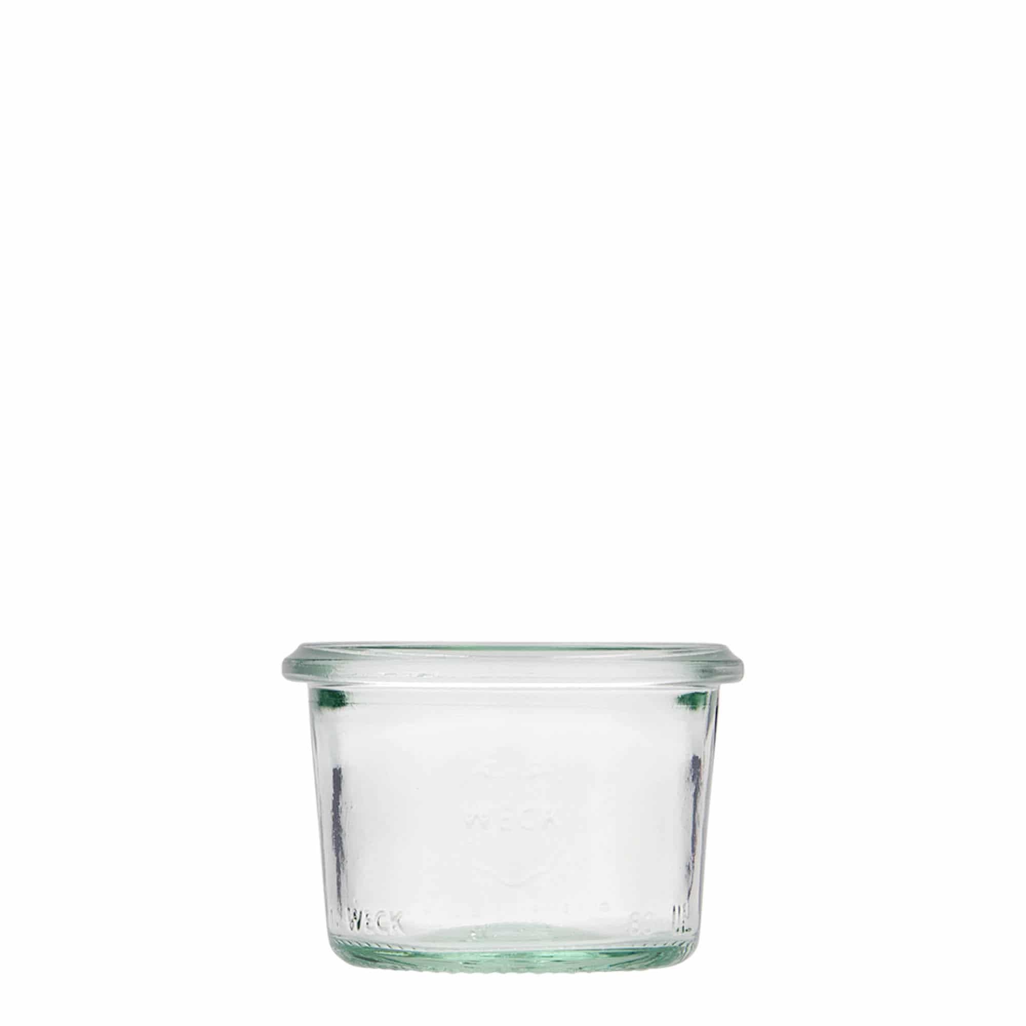 80 ml WECK-klaaspurk, suu: ümaräär