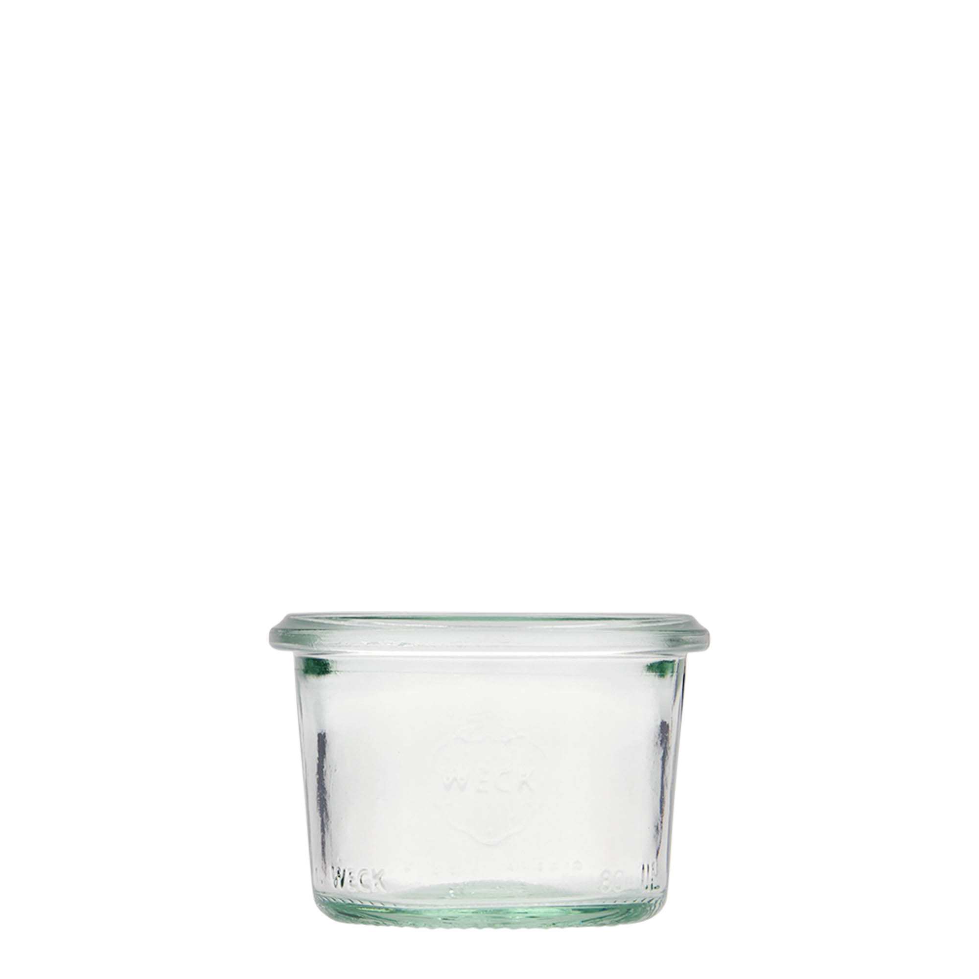 80 ml WECK-klaaspurk, suu: ümaräär 80 ml WECK-klaaspurk, suu: ümaräär