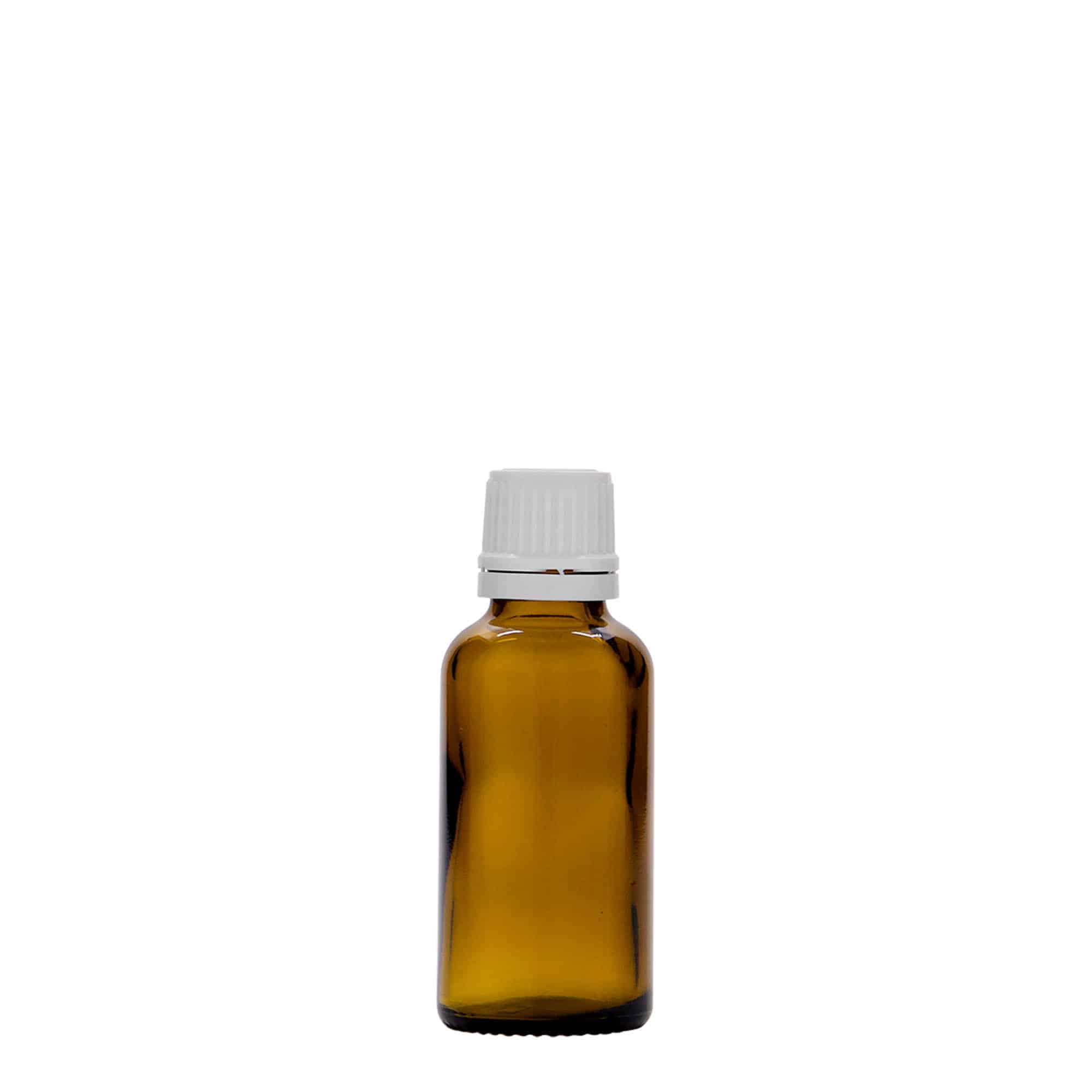 30 ml rohupudel, klaas, pruun, sulgur: DIN 18