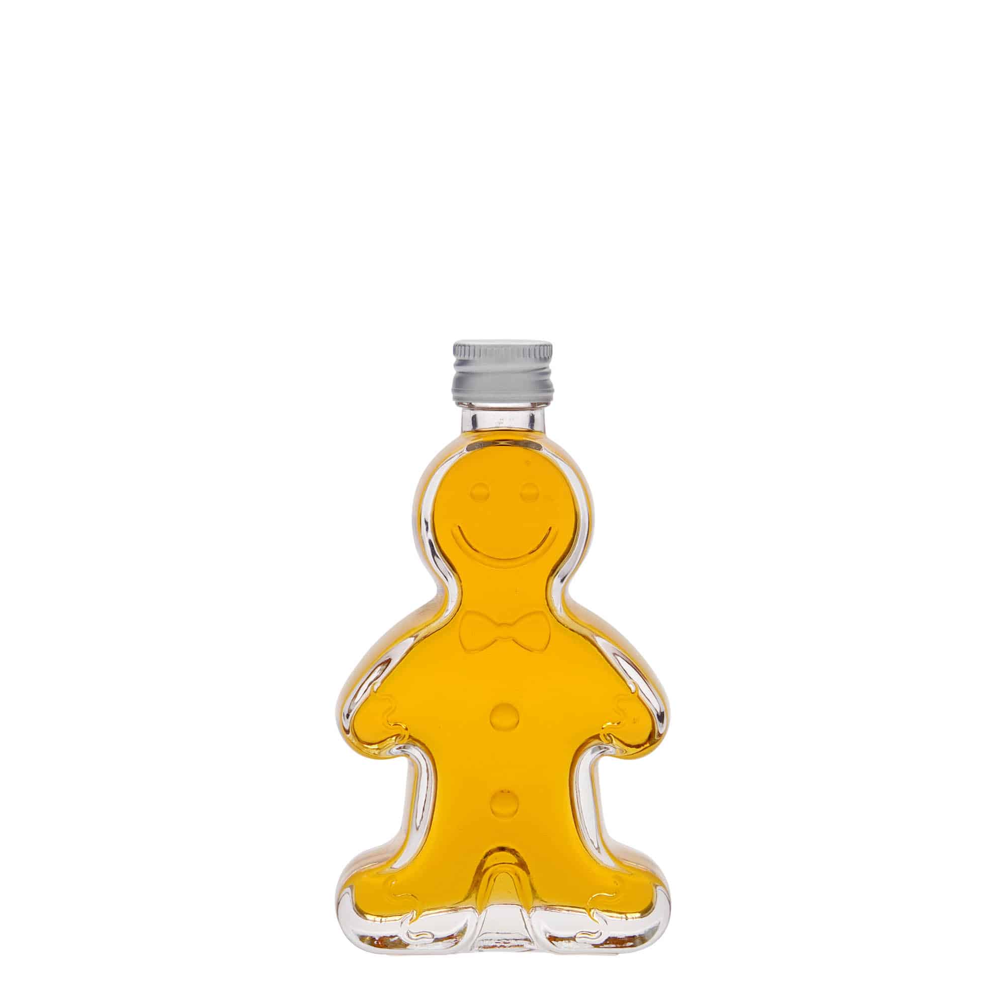 50 ml klaaspudel „Lebkuchenmann“, avale: PP 18