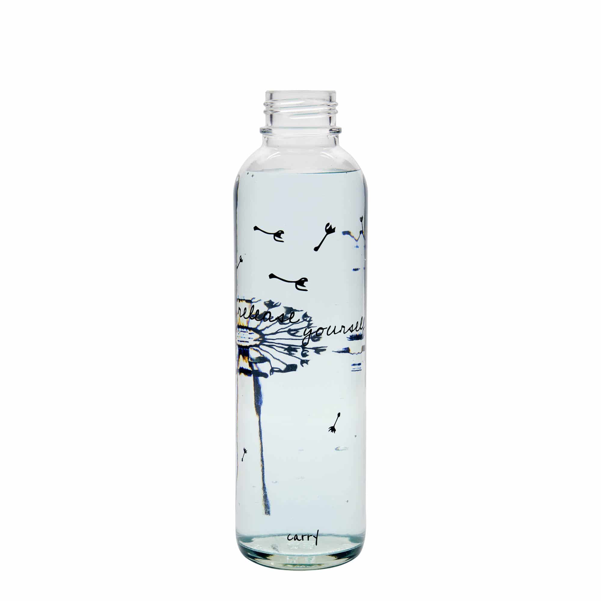 700 ml joogipudel 'CARRY Bottle', motiiv: Release Yourself, sulgur: keeratav kork