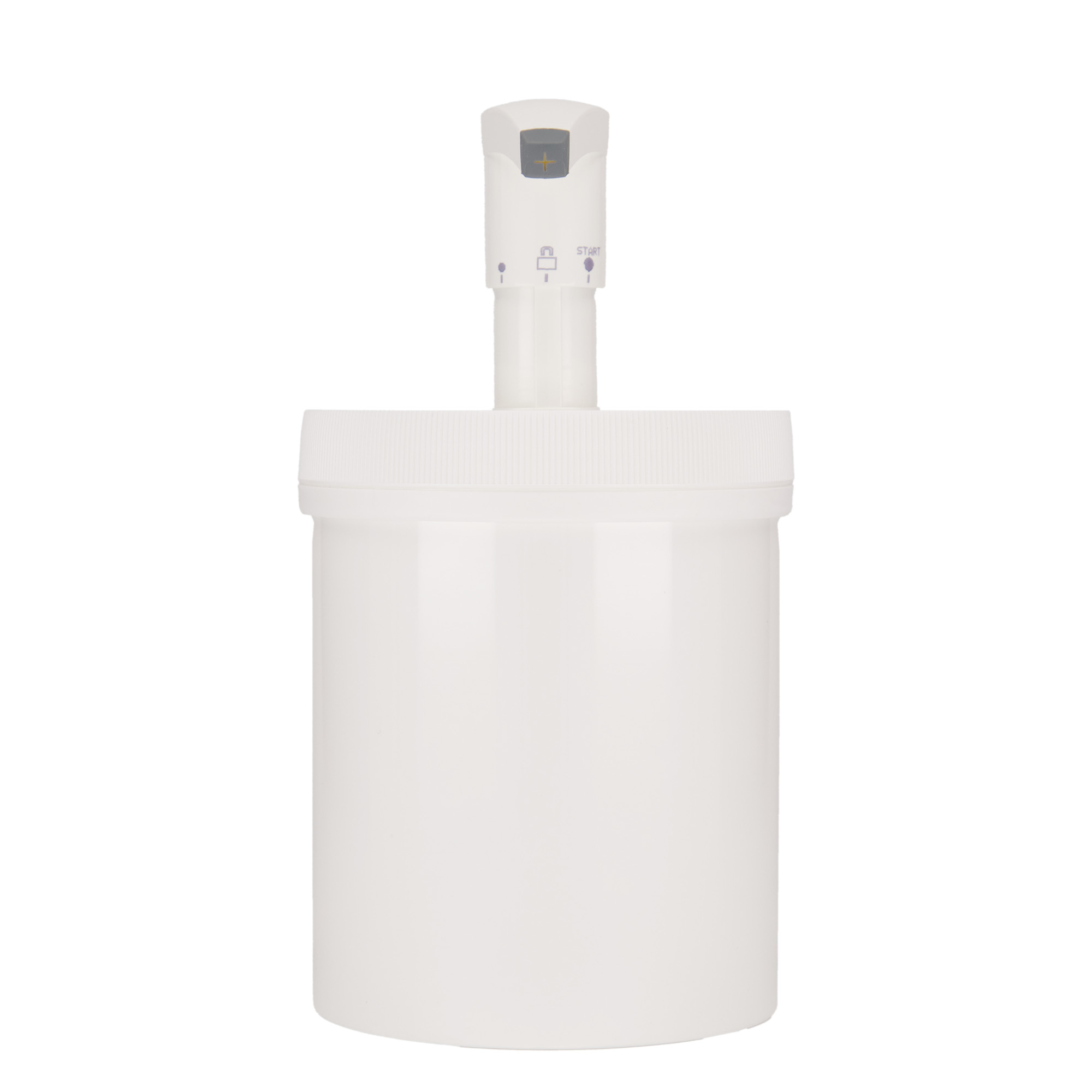 1,240 ml dosaatorpudel 'Securibox', PP-plast, valge, suu: kruvikork
