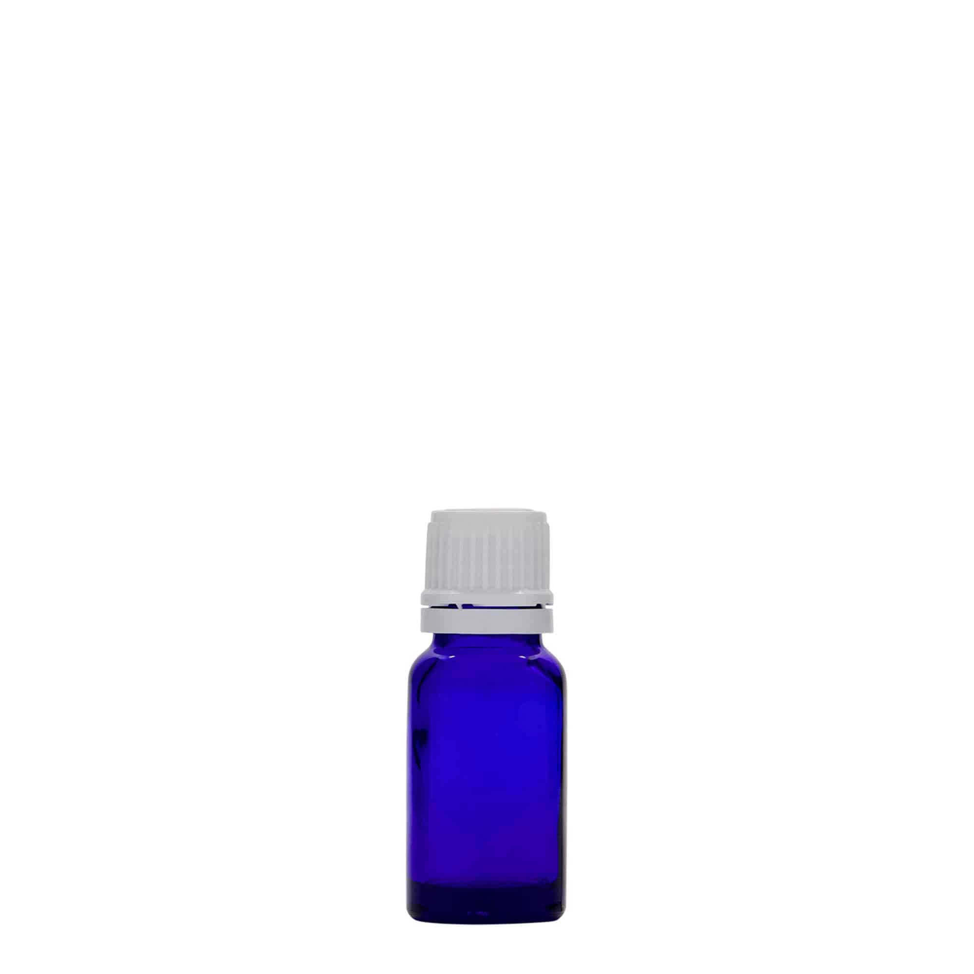 10 ml rohupudel, klaas, sügavsinine, sulgur: DIN 18