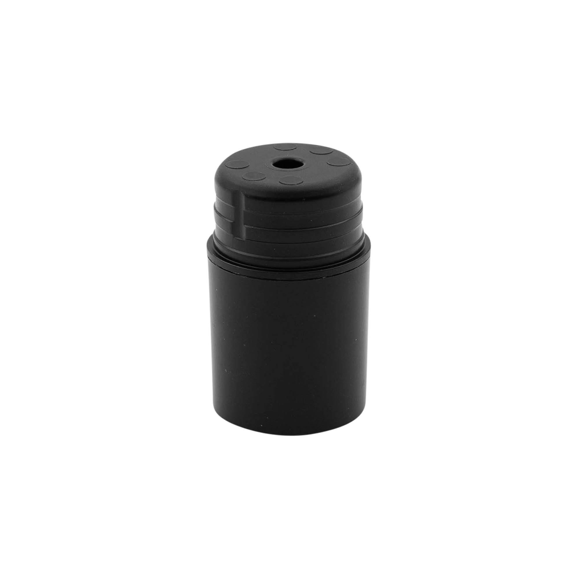 Airless dosaatori pumbapea 'Nano', PP-plastik, must